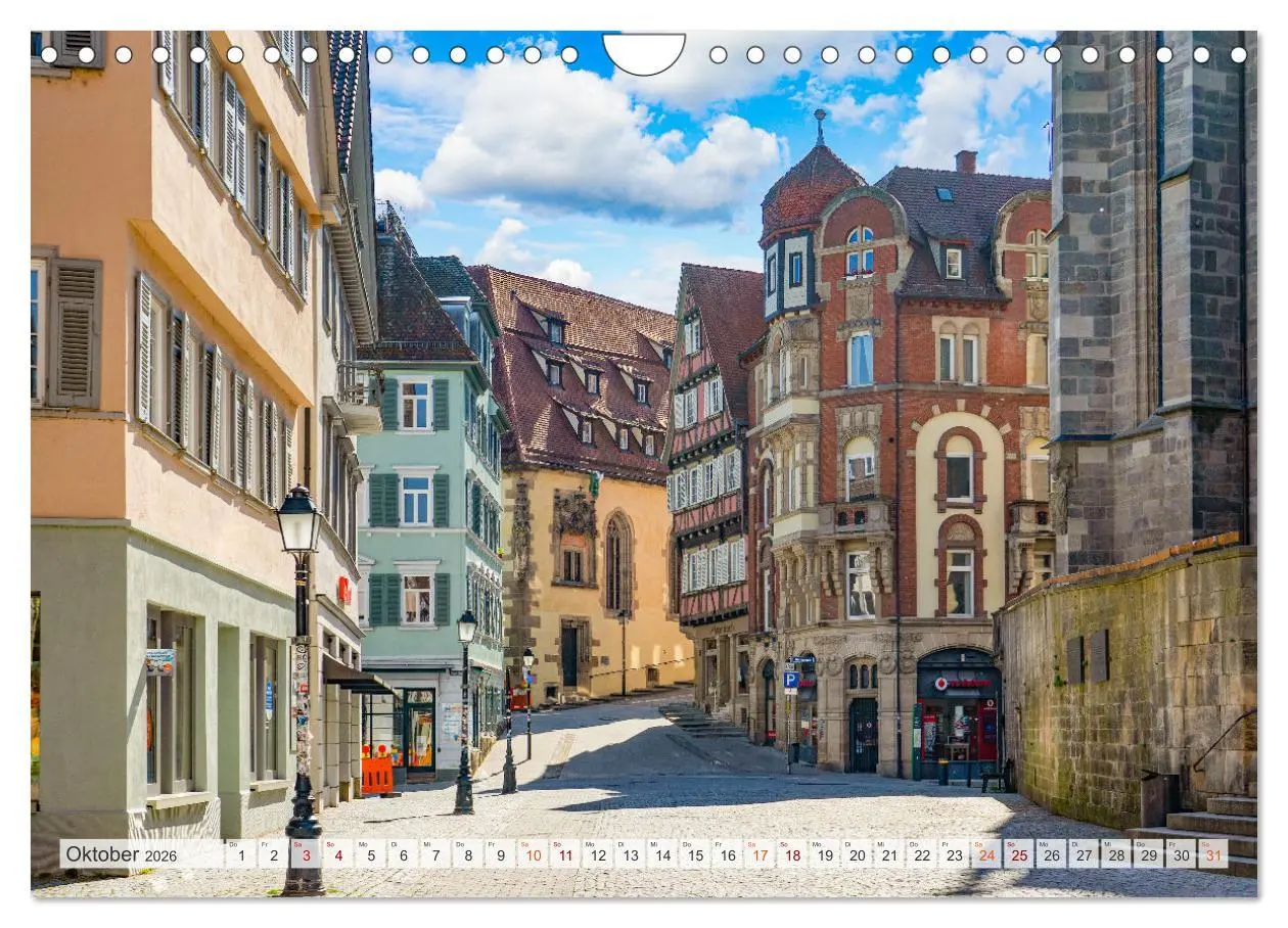 Bild: 9783457913628 | Tübingen Stadtansichten (Wandkalender 2026 DIN A4 quer), CALVENDO...