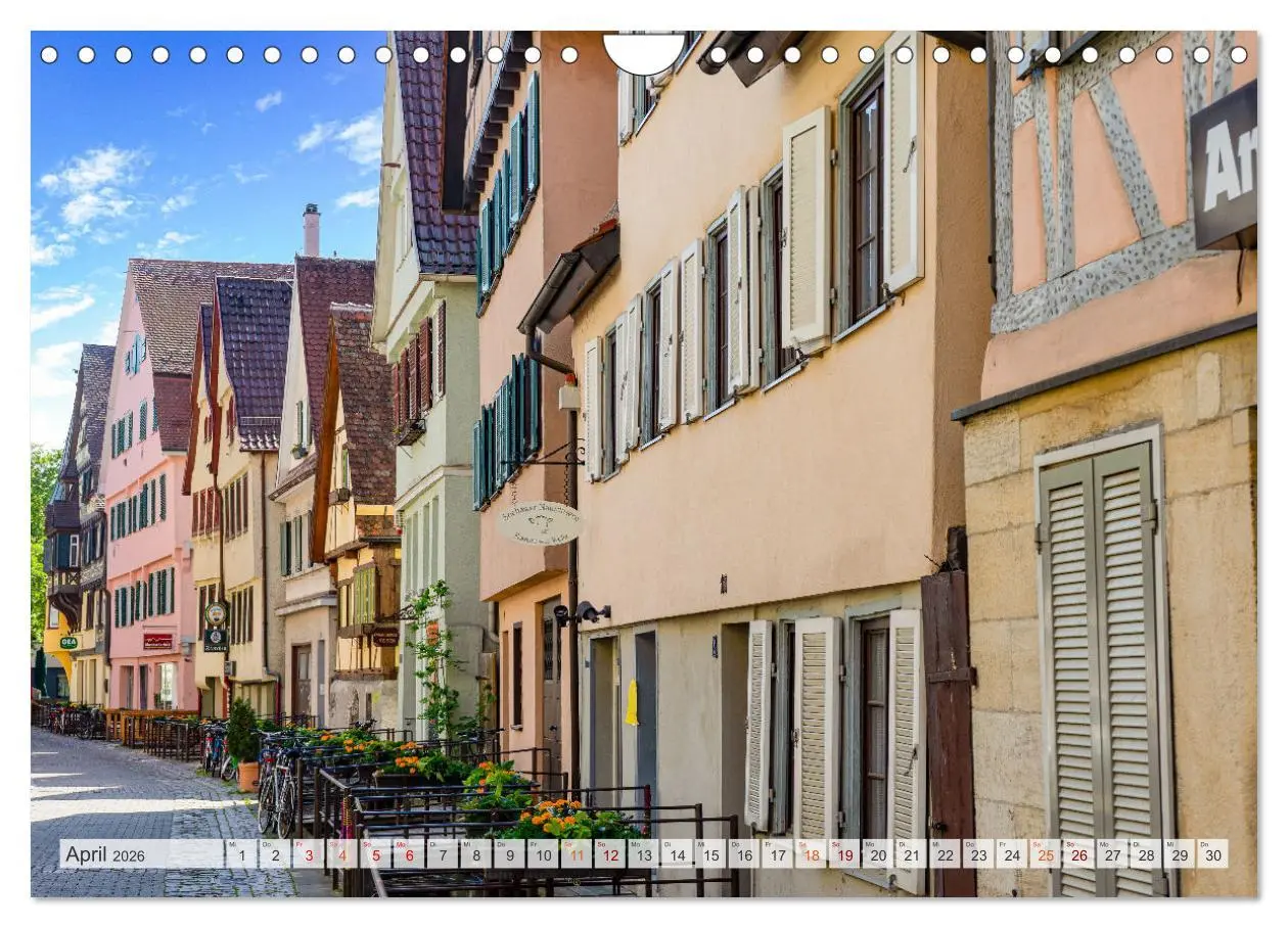 Bild: 9783457913628 | Tübingen Stadtansichten (Wandkalender 2026 DIN A4 quer), CALVENDO...