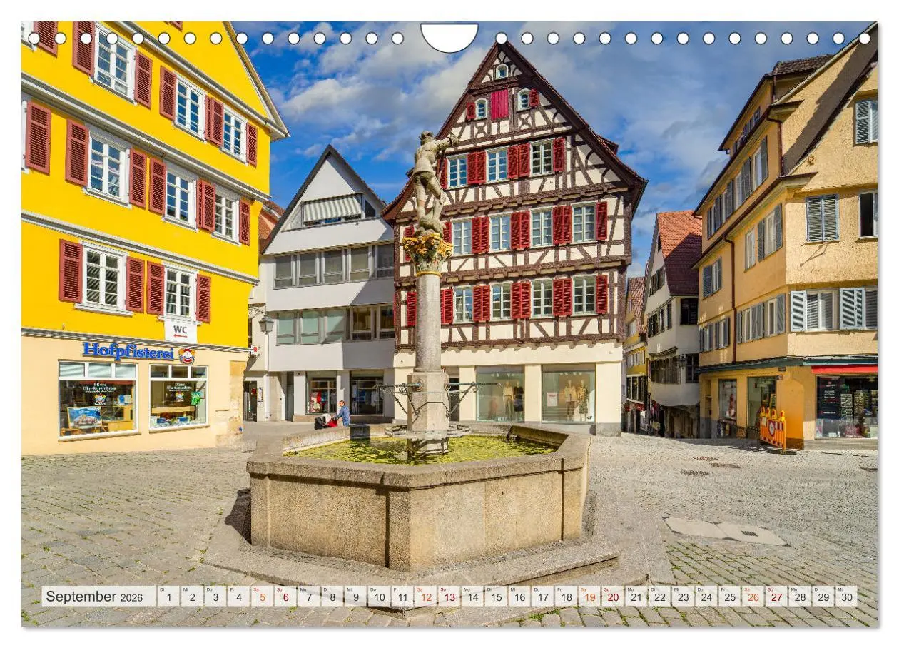 Bild: 9783457913628 | Tübingen Stadtansichten (Wandkalender 2026 DIN A4 quer), CALVENDO...