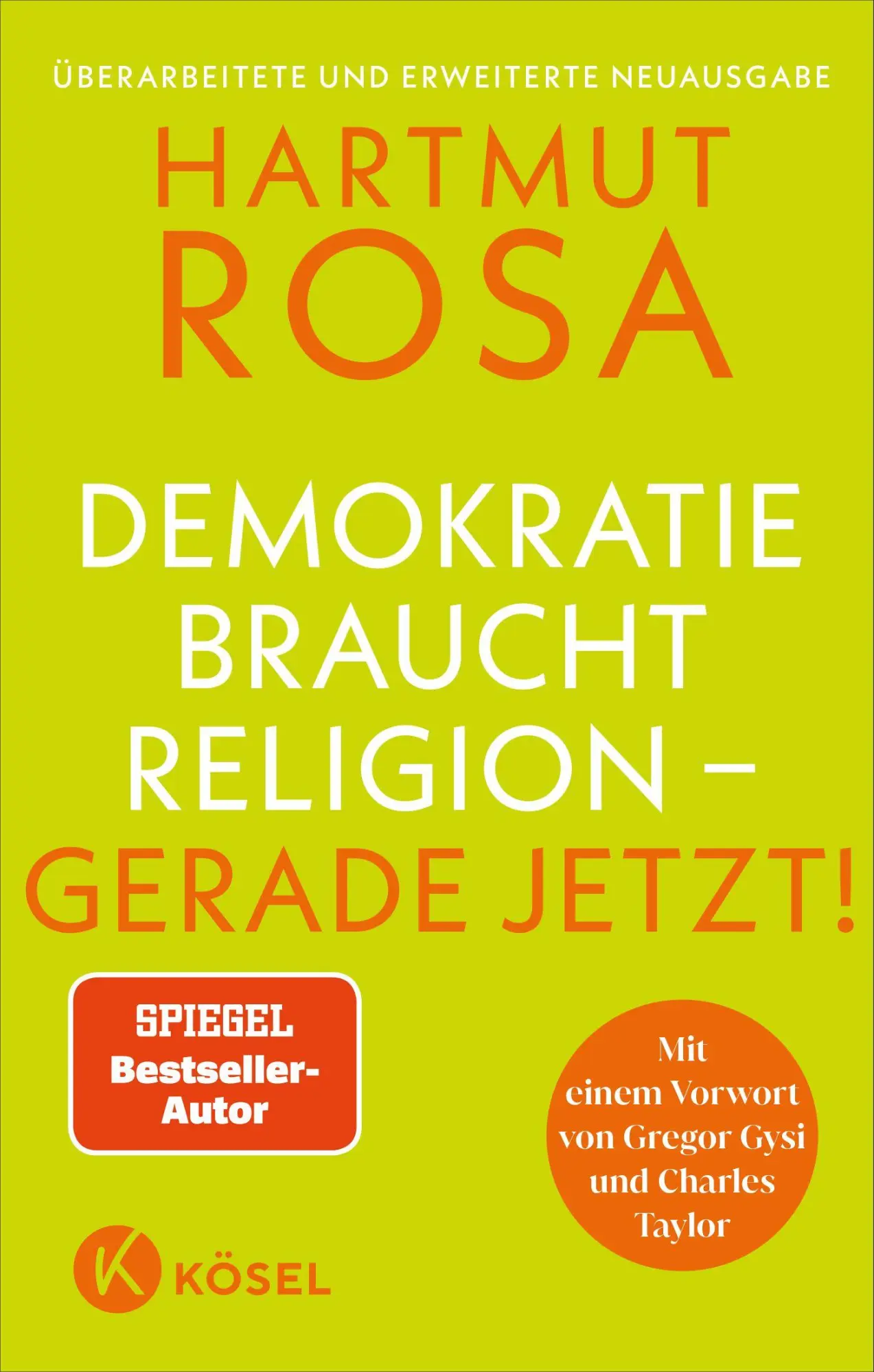Cover: 9783466373628 | Demokratie braucht Religion - gerade jetzt! | Hartmut Rosa | Buch