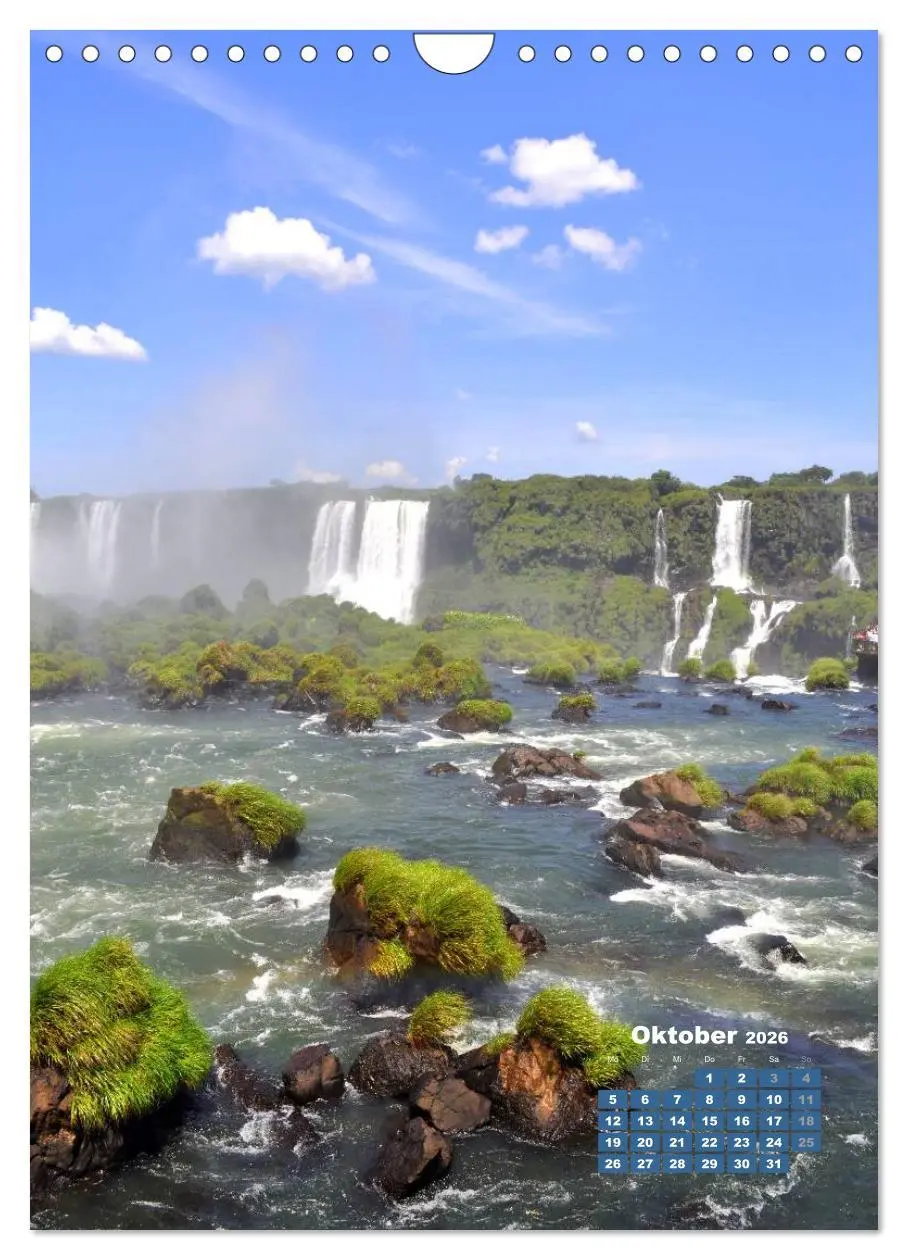 Bild: 9783516483628 | Wasserfälle Südamerikas - Iguazu Wasserfälle (Wandkalender 2026 DIN...