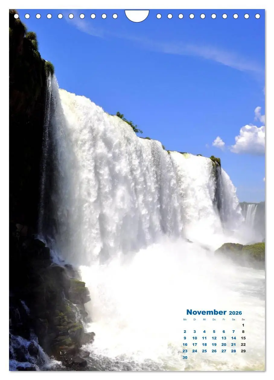Bild: 9783516483628 | Wasserfälle Südamerikas - Iguazu Wasserfälle (Wandkalender 2026 DIN...