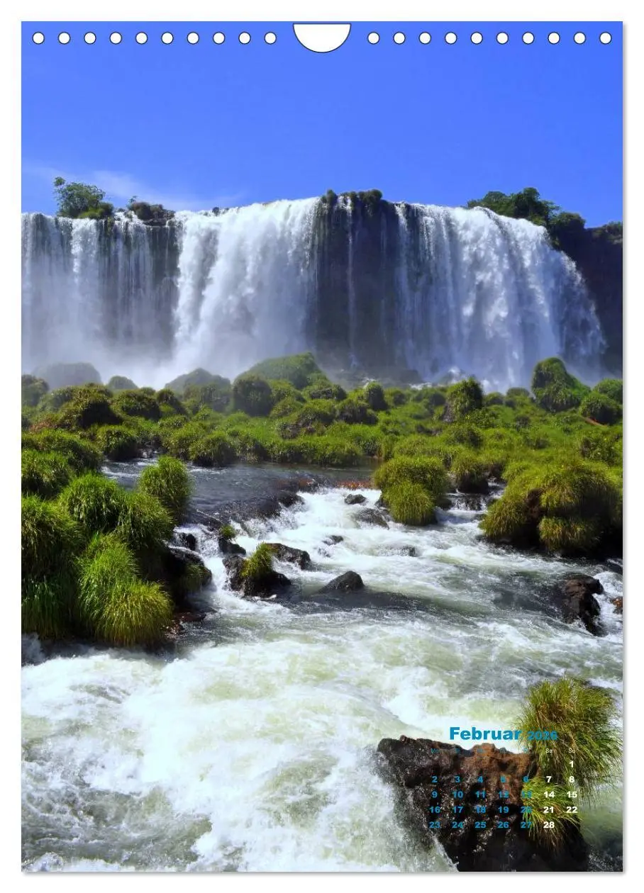 Bild: 9783516483628 | Wasserfälle Südamerikas - Iguazu Wasserfälle (Wandkalender 2026 DIN...