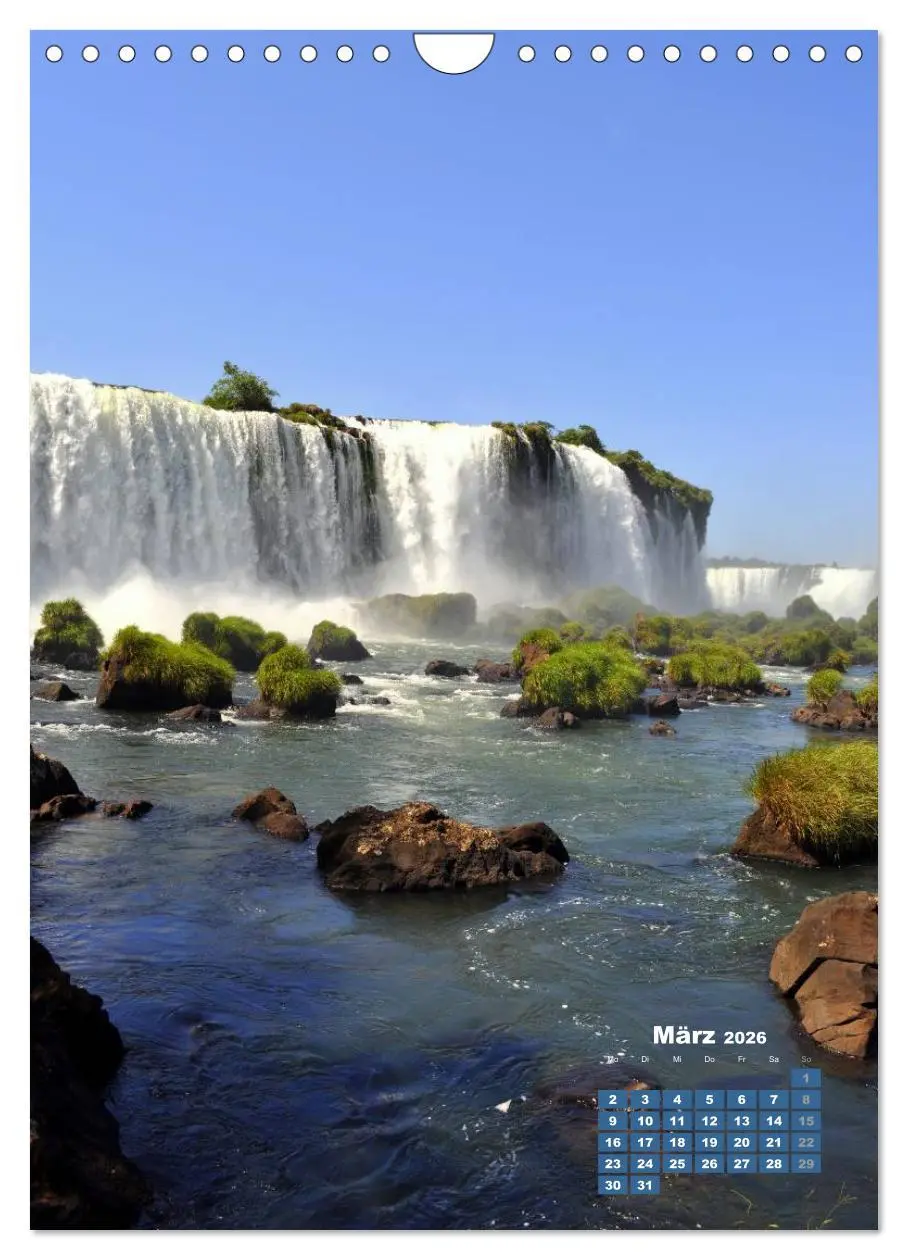 Bild: 9783516483628 | Wasserfälle Südamerikas - Iguazu Wasserfälle (Wandkalender 2026 DIN...