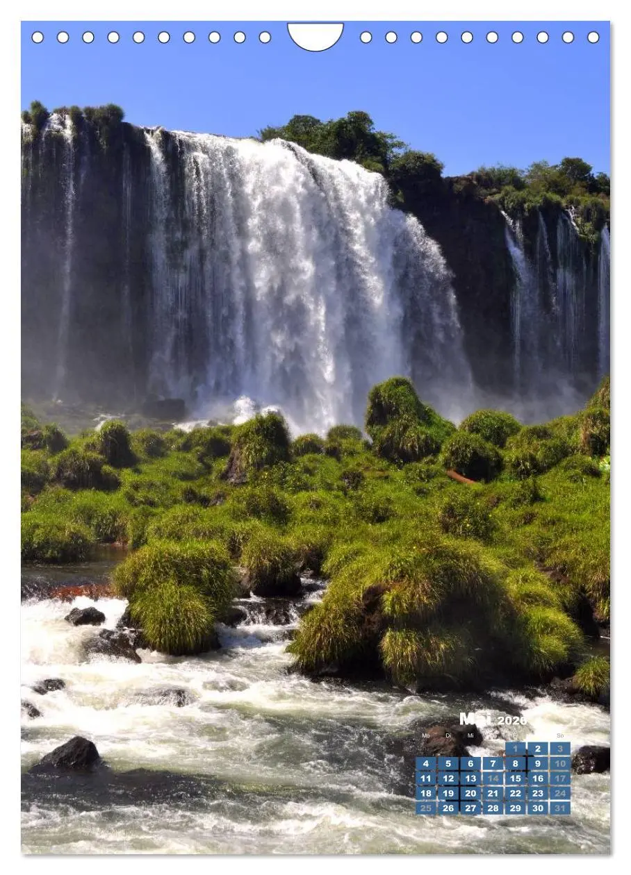 Bild: 9783516483628 | Wasserfälle Südamerikas - Iguazu Wasserfälle (Wandkalender 2026 DIN...