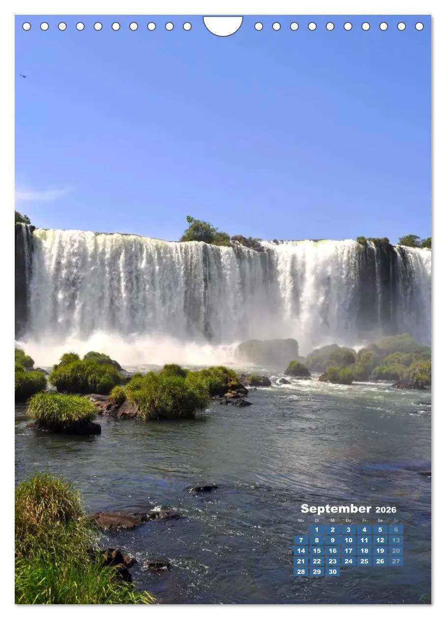 Bild: 9783516483628 | Wasserfälle Südamerikas - Iguazu Wasserfälle (Wandkalender 2026 DIN...