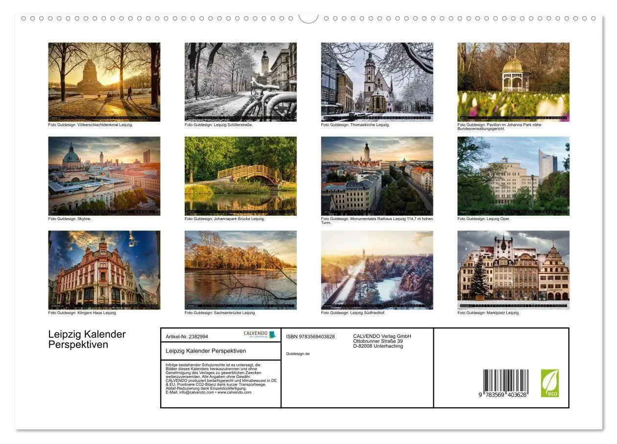 Bild: 9783569403628 | Leipzig Kalender Perspektiven (hochwertiger Premium Wandkalender...