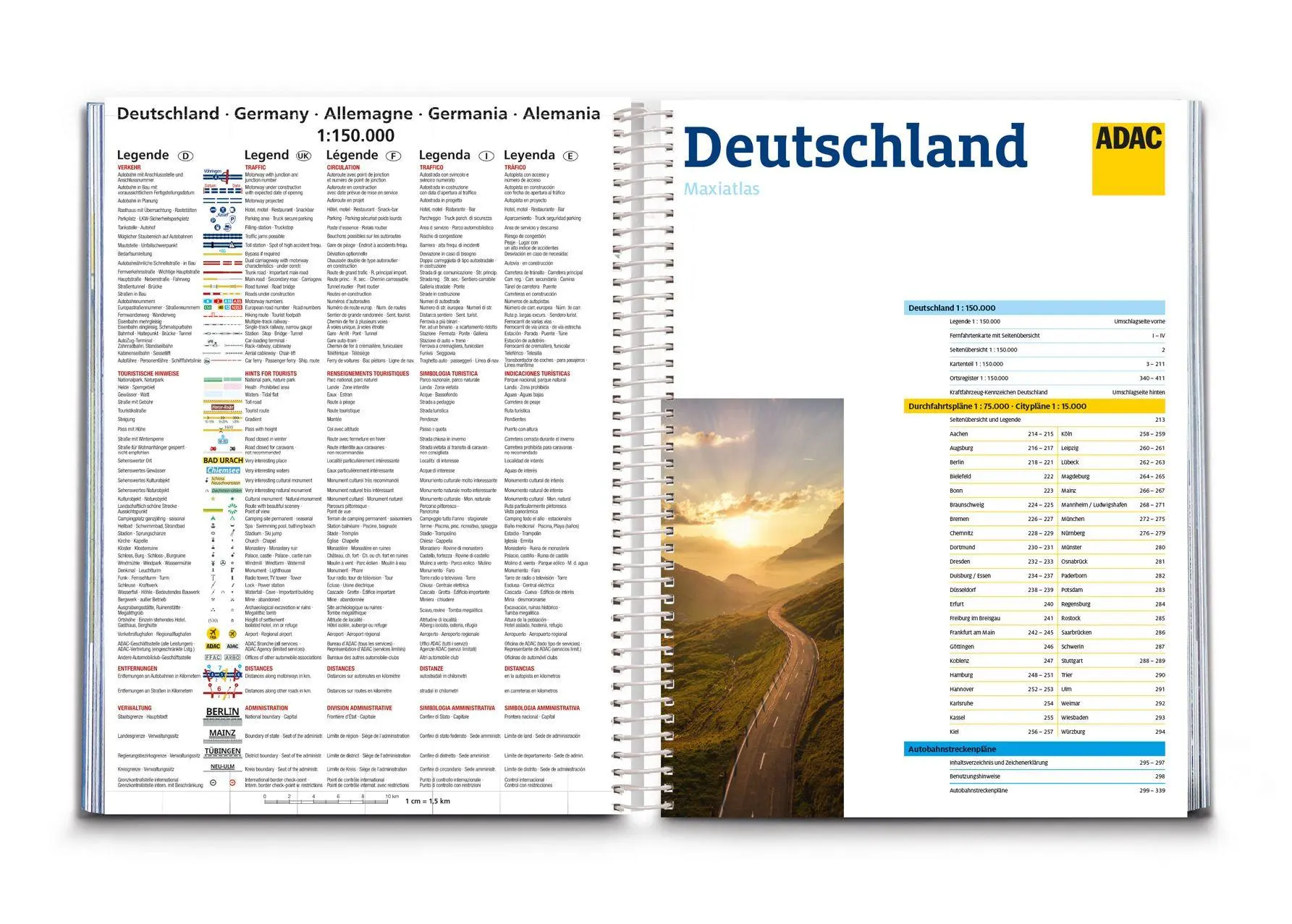 Bild: 9783826423628 | ADAC Maxiatlas 2025/2026 Deutschland 1:150.000 | Taschenbuch | 416 S.
