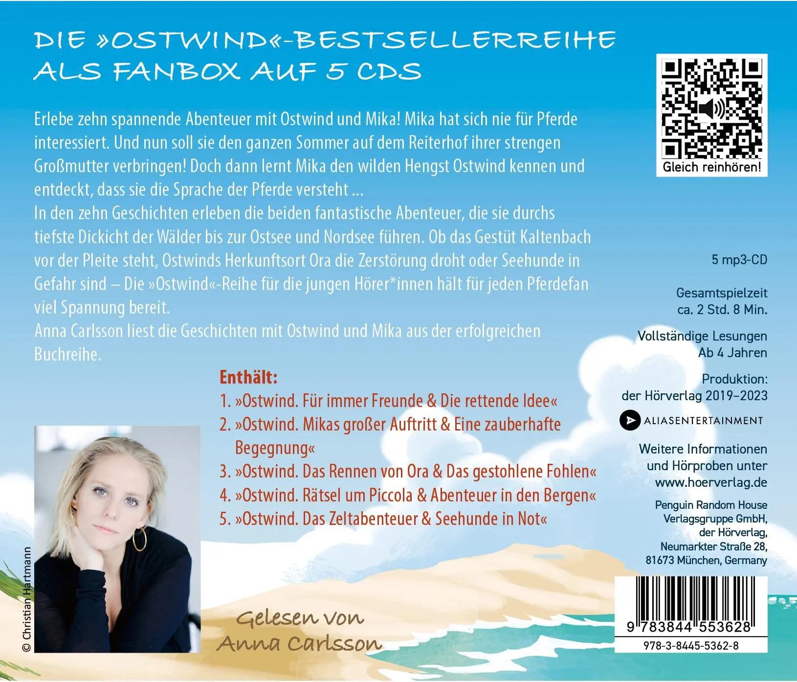 Bild: 9783844553628 | Ostwind | 10 Pferdeabenteuer in einer Box | Thilo | MP3 | 5 Audio-CDs