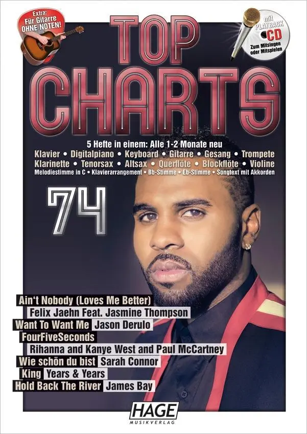 Cover: 9783866263628 | Top Charts 74 | Helmut Hage | Broschüre | 88 S. | Deutsch | 2015