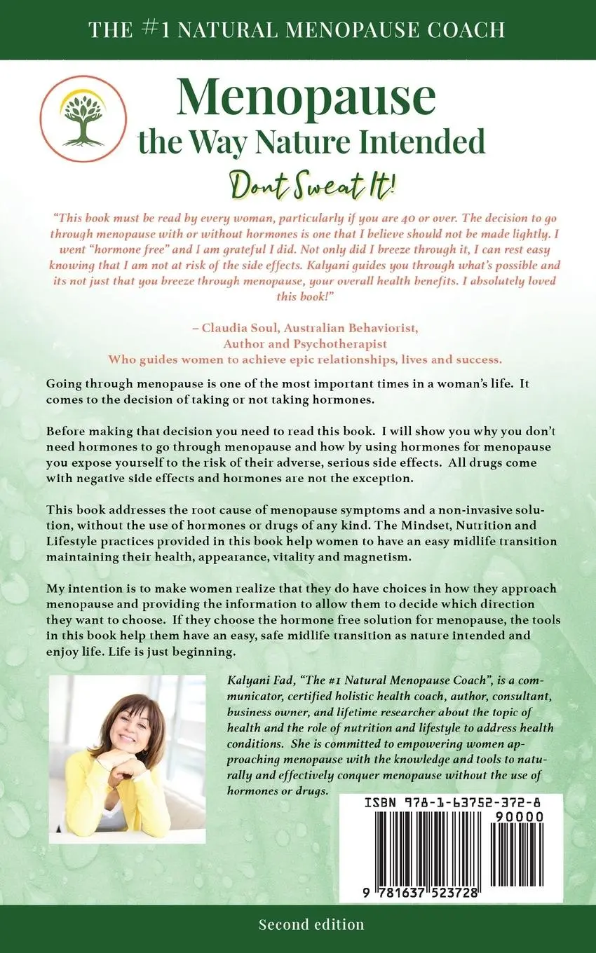 Rückseite: 9781637523728 | Menopause the Way Nature Intended. Don't Sweat It! | Kalyani Fad