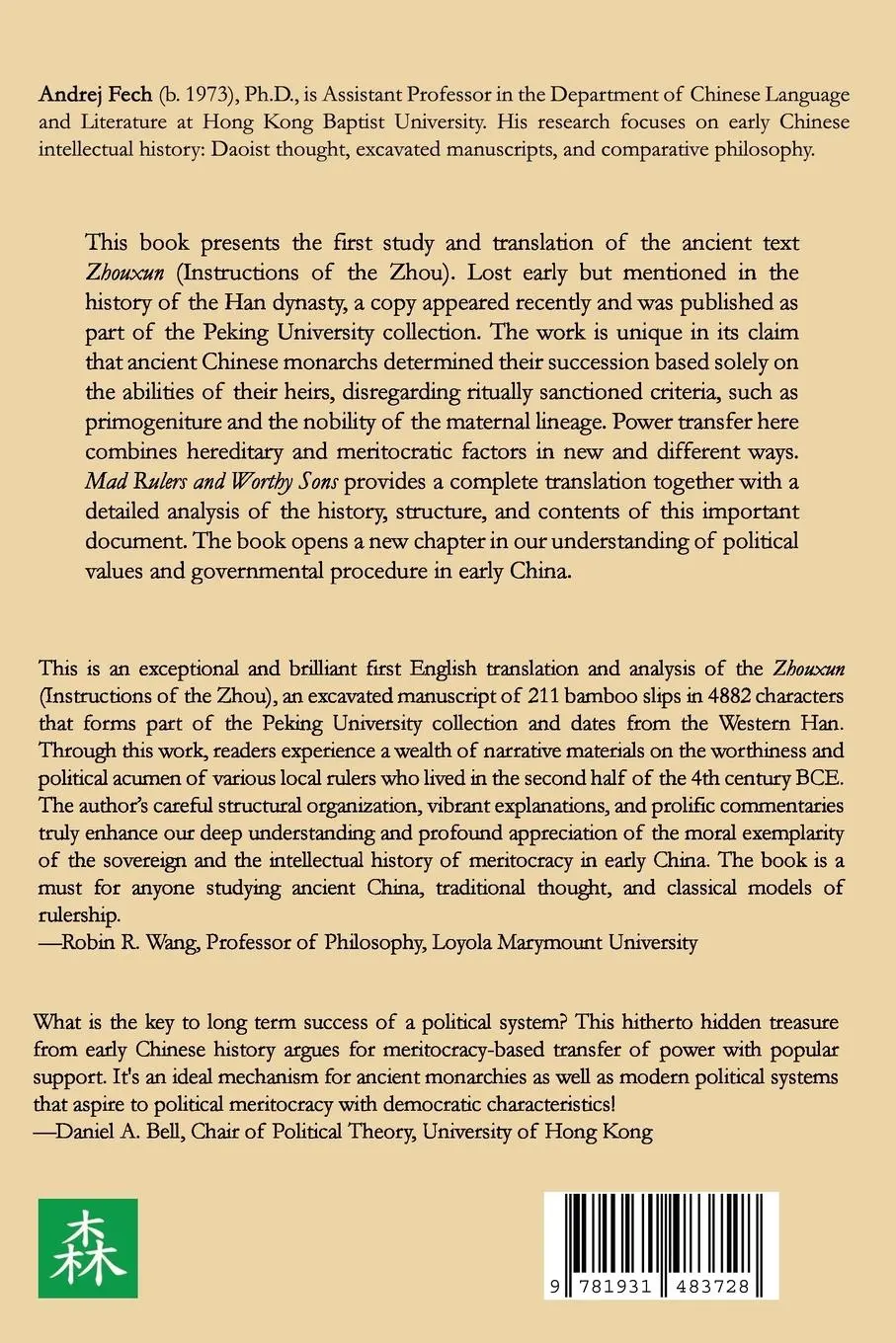 Rückseite: 9781931483728 | Mad Rulers and Worthy Sons | Andrej Fech | Taschenbuch | Englisch