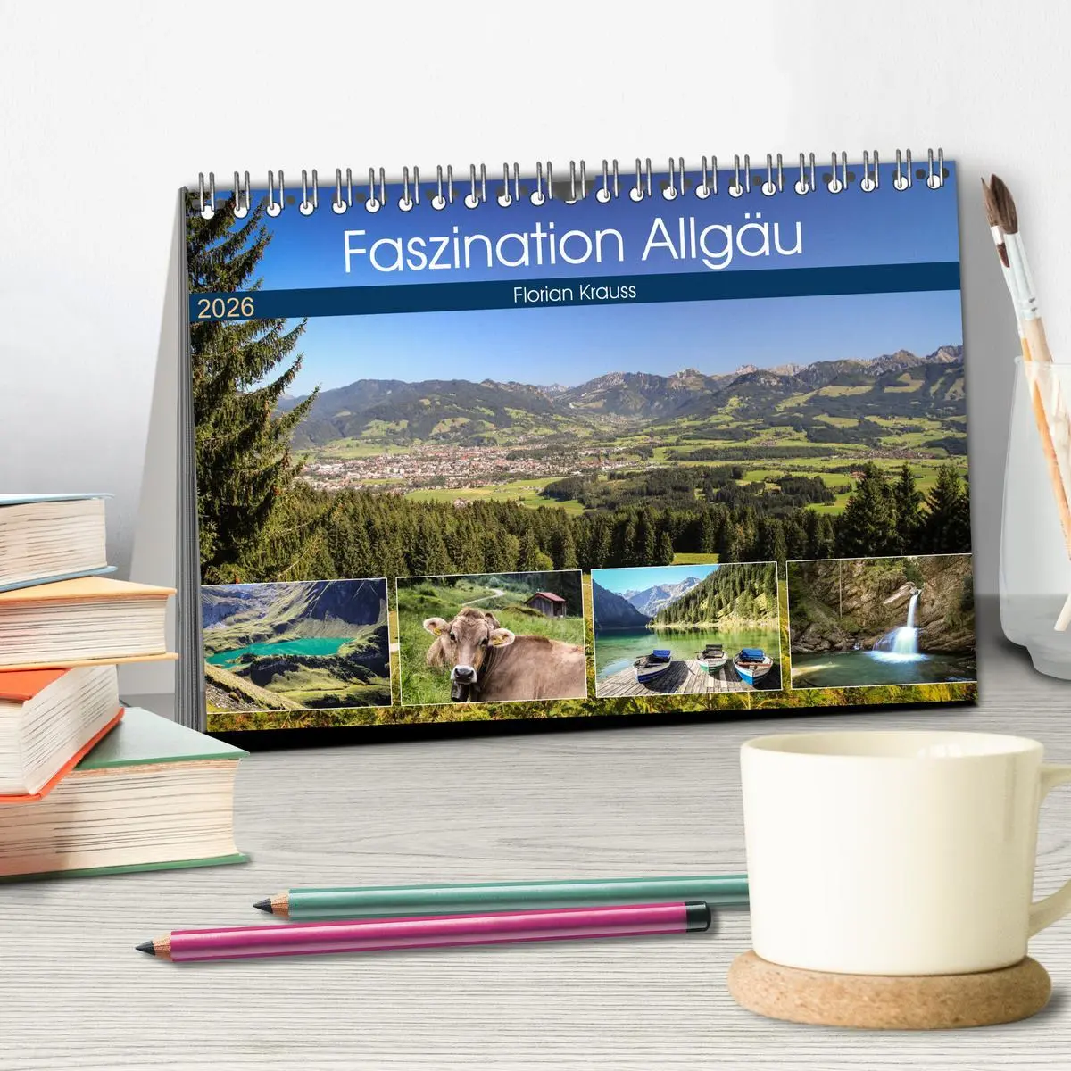 Bild: 9783457763728 | Faszination Allgäu (Tischkalender 2026 DIN A5 quer), CALVENDO...