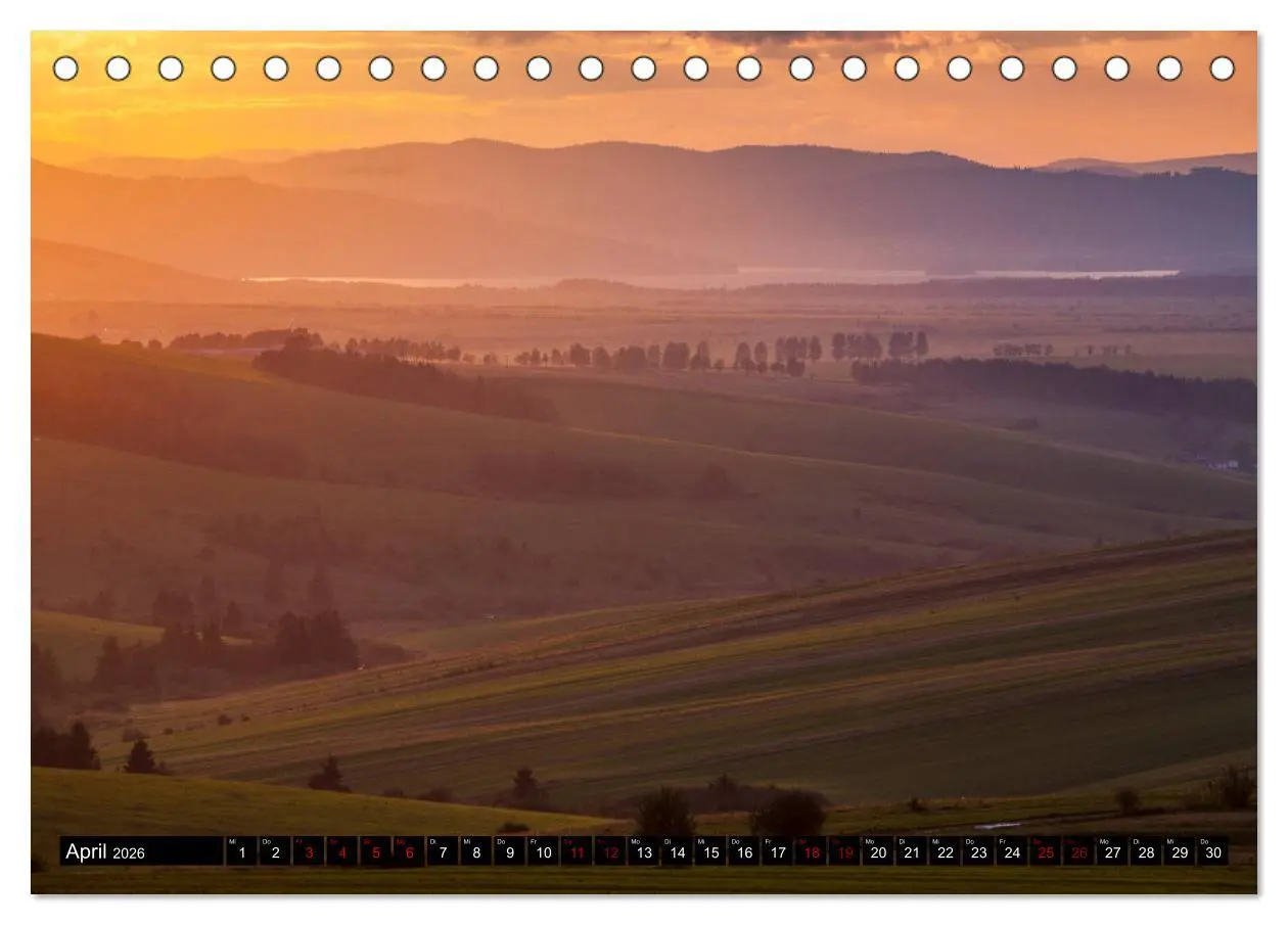 Bild: 9783457903728 | Berge. Polen (Tischkalender 2026 DIN A5 quer), CALVENDO Monatskalender