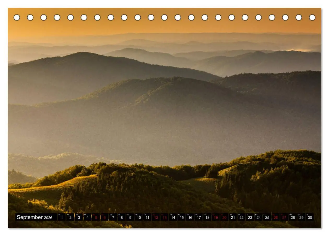 Bild: 9783457903728 | Berge. Polen (Tischkalender 2026 DIN A5 quer), CALVENDO Monatskalender