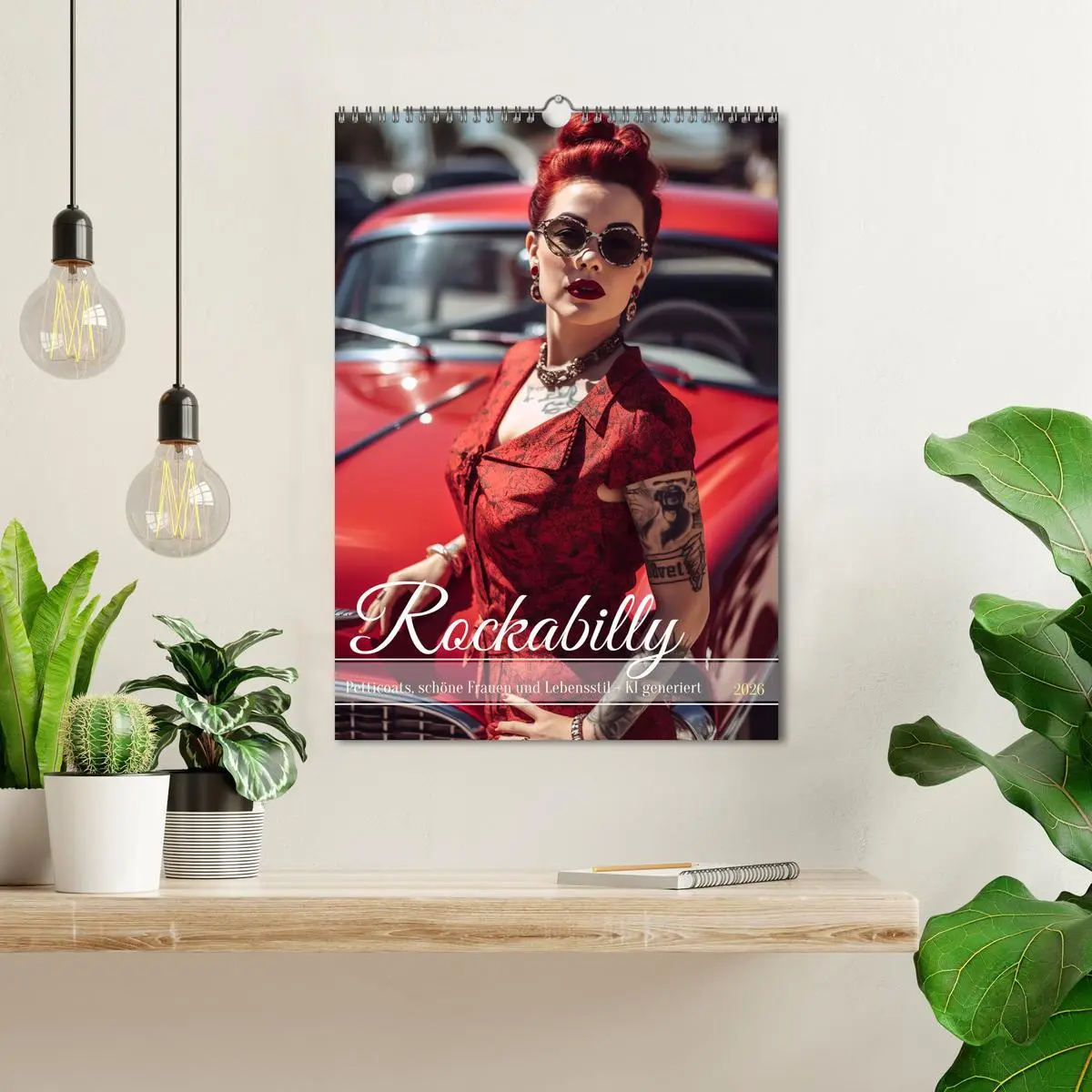 Bild: 9783516303728 | Rockabilly (Wandkalender 2026 DIN A3 hoch), CALVENDO Monatskalender