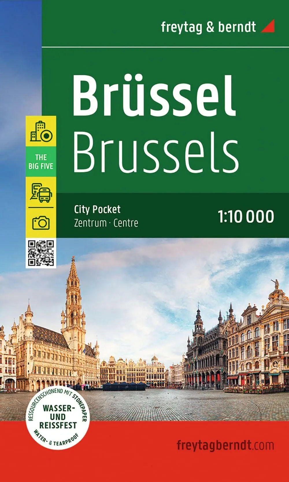 Cover: 9783707923728 | freytag &amp; berndt Innenstadtplan Brüssel 1:10.000 | Freytag &amp; Berndt