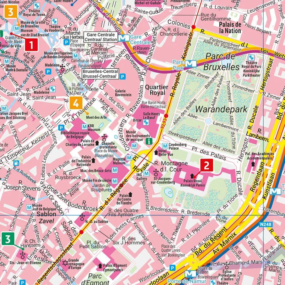 Bild: 9783707923728 | freytag &amp; berndt Innenstadtplan Brüssel 1:10.000 | Freytag &amp; Berndt