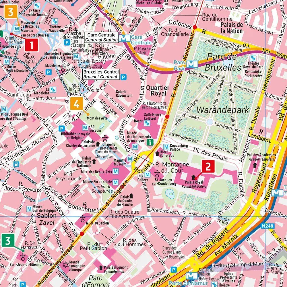 Bild: 9783707923728 | freytag &amp; berndt Innenstadtplan Brüssel 1:10.000 | Freytag &amp; Berndt