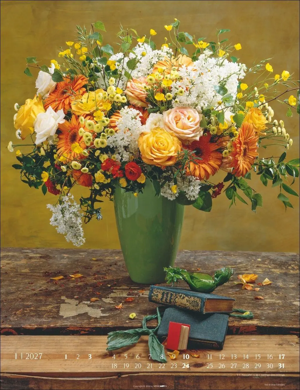 Bild: 9783839903728 | Die schönsten Blumensträuße Kalender 2027 | Ulrike Schneiders | 14 S.