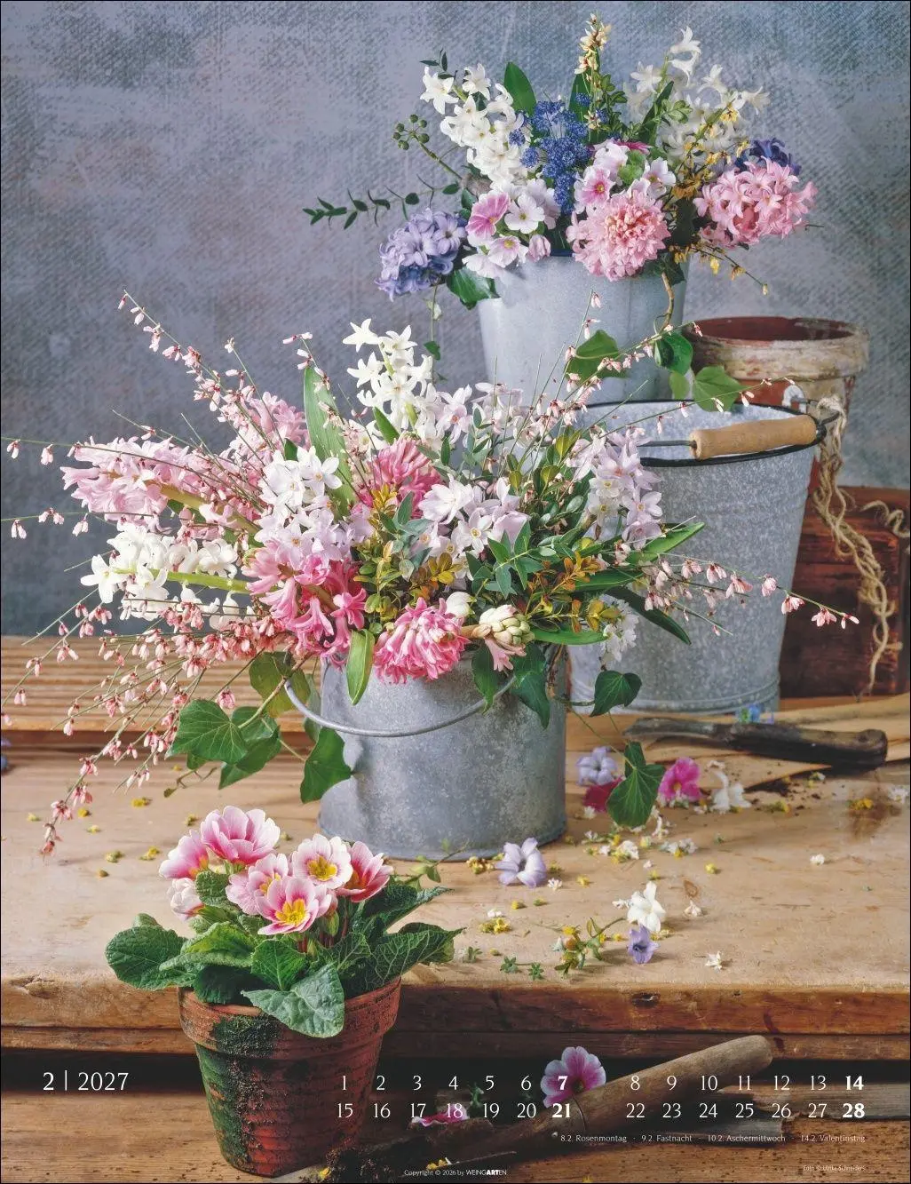 Bild: 9783839903728 | Die schönsten Blumensträuße Kalender 2027 | Ulrike Schneiders | 14 S.