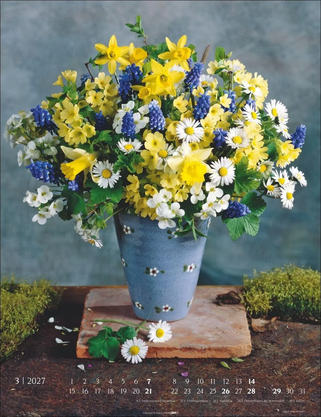 Bild: 9783839903728 | Die schönsten Blumensträuße Kalender 2027 | Ulrike Schneiders | 14 S.