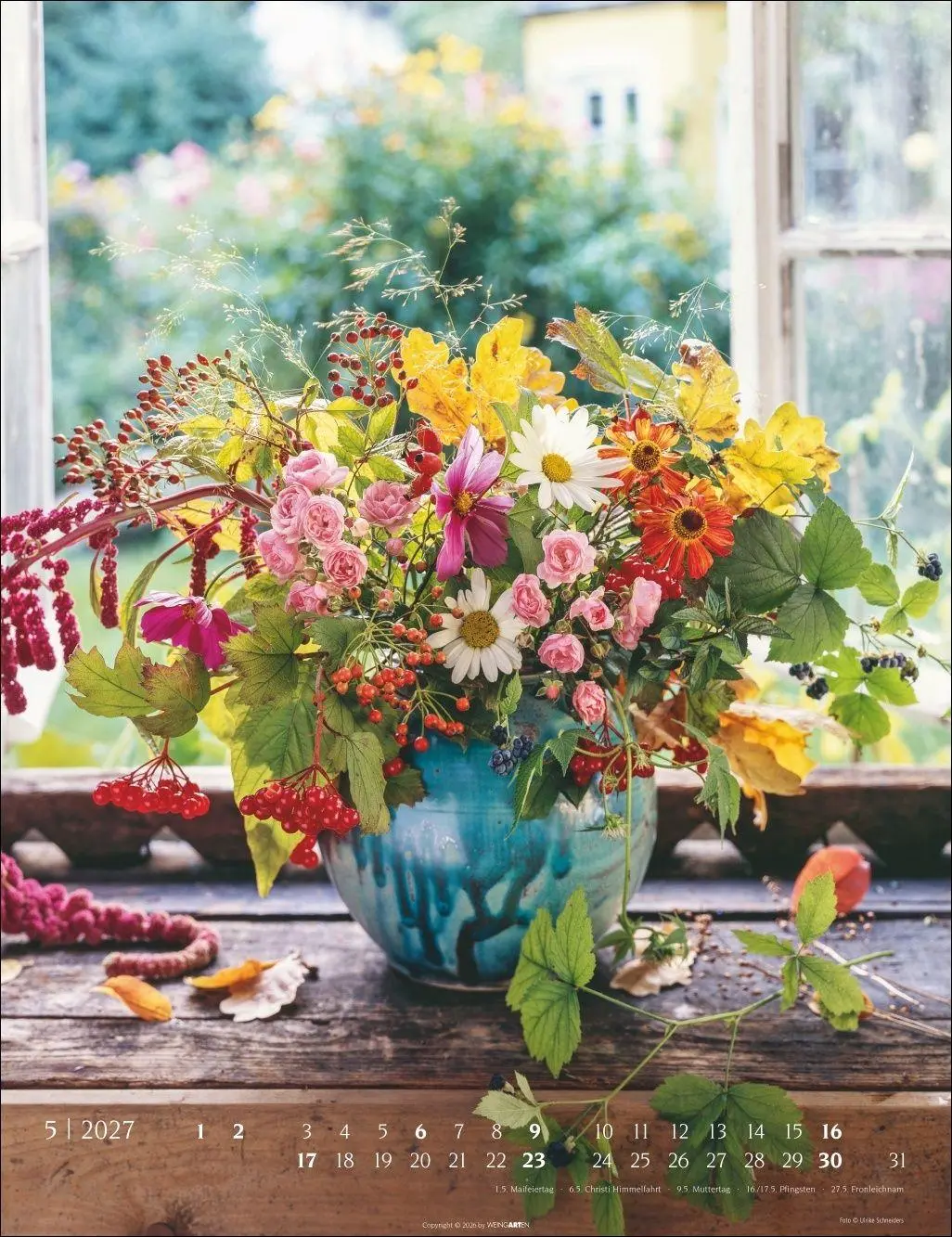 Bild: 9783839903728 | Die schönsten Blumensträuße Kalender 2027 | Ulrike Schneiders | 14 S.
