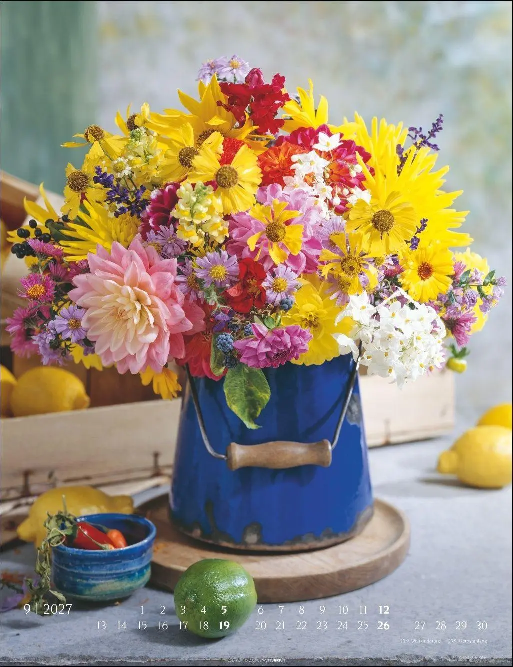 Bild: 9783839903728 | Die schönsten Blumensträuße Kalender 2027 | Ulrike Schneiders | 14 S.