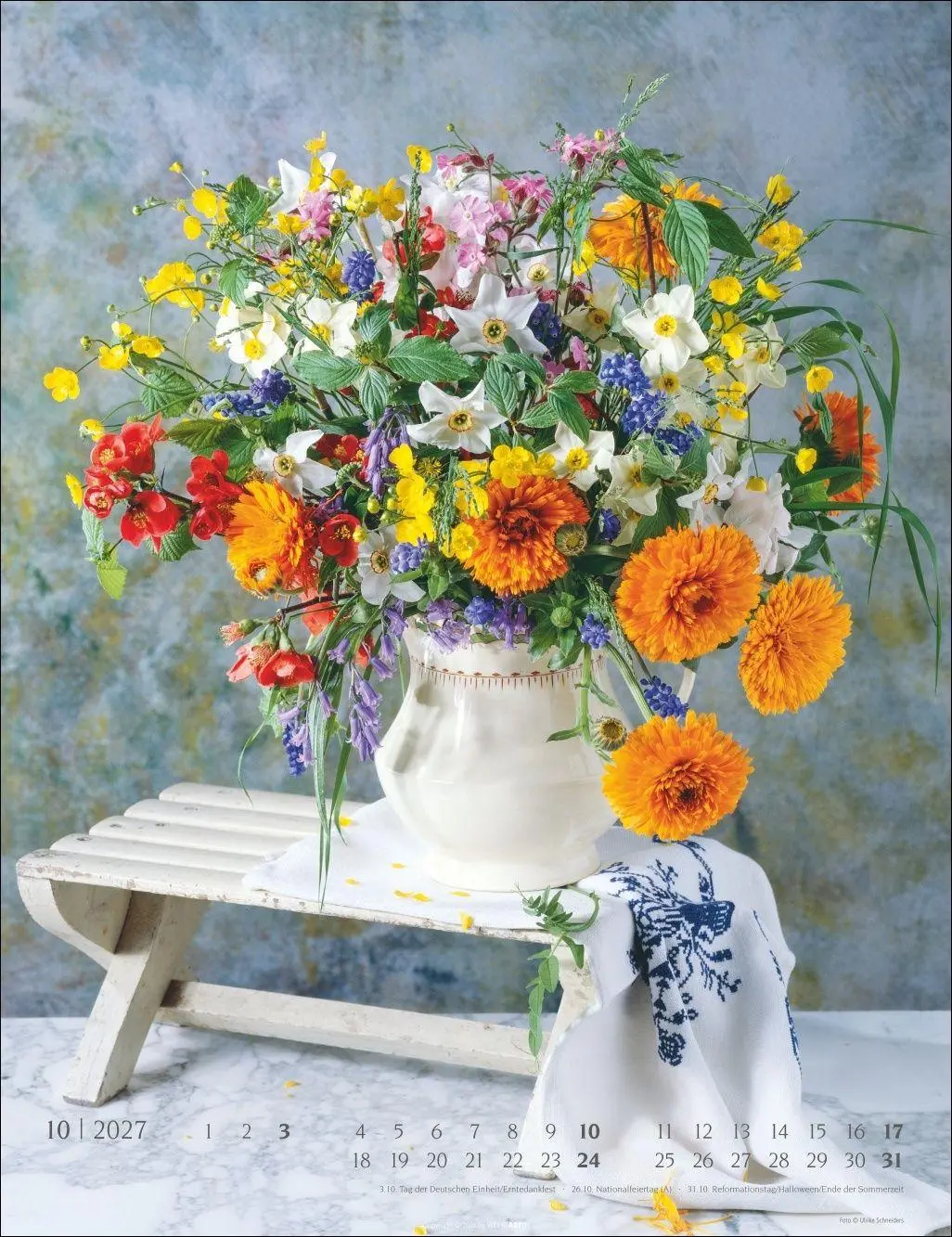 Bild: 9783839903728 | Die schönsten Blumensträuße Kalender 2027 | Ulrike Schneiders | 14 S.