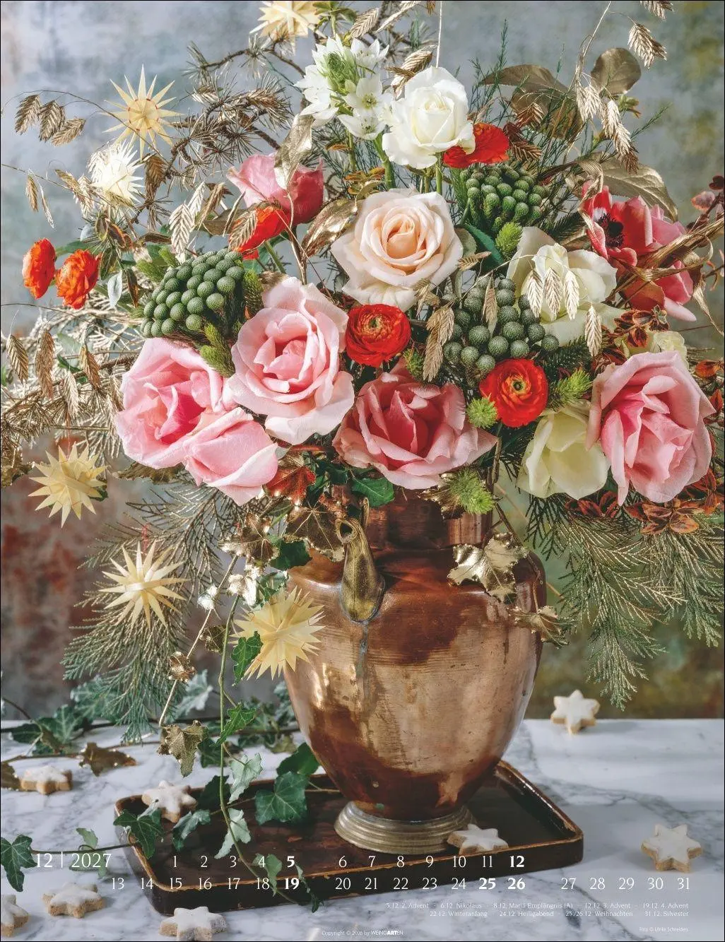 Bild: 9783839903728 | Die schönsten Blumensträuße Kalender 2027 | Ulrike Schneiders | 14 S.