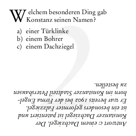 Bild: 9783899783728 | Konstanz-Quiz | 100 Fragen und Antworten | Joachim Stallecker | Buch