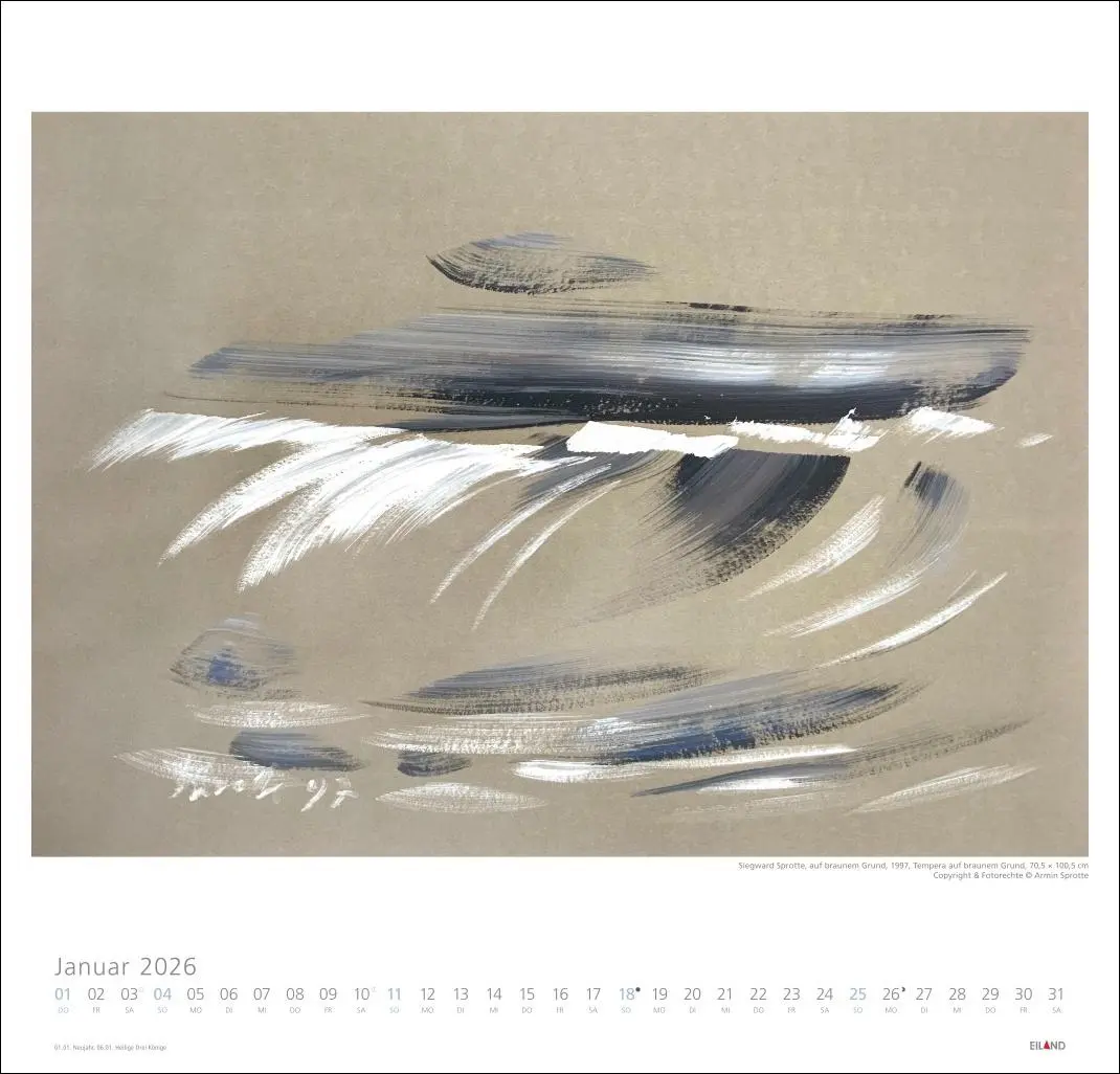 Bild: 9783964023728 | Siegward Sprotte Edition Kalender 2026 | Siegward Sprotte | Kalender