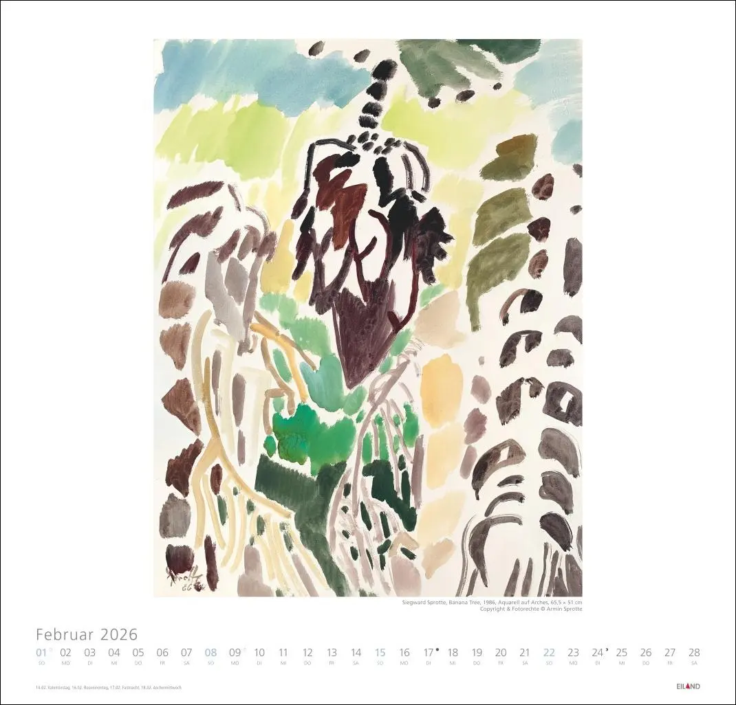 Bild: 9783964023728 | Siegward Sprotte Edition Kalender 2026 | Siegward Sprotte | Kalender