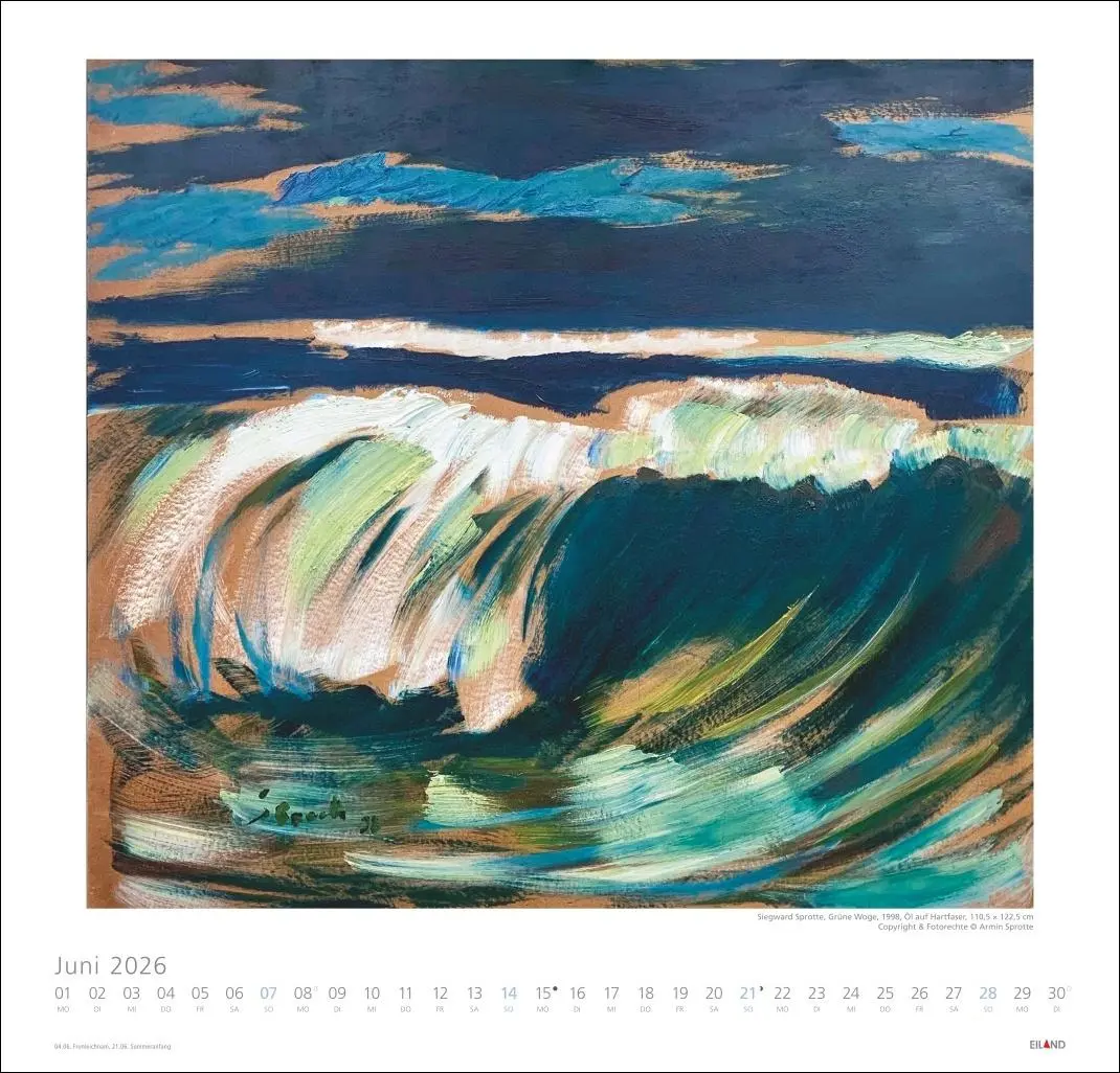 Bild: 9783964023728 | Siegward Sprotte Edition Kalender 2026 | Siegward Sprotte | Kalender