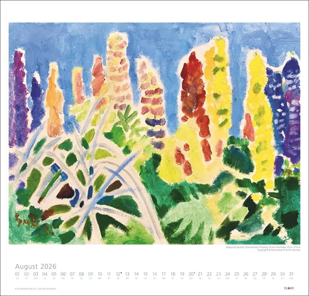 Bild: 9783964023728 | Siegward Sprotte Edition Kalender 2026 | Siegward Sprotte | Kalender