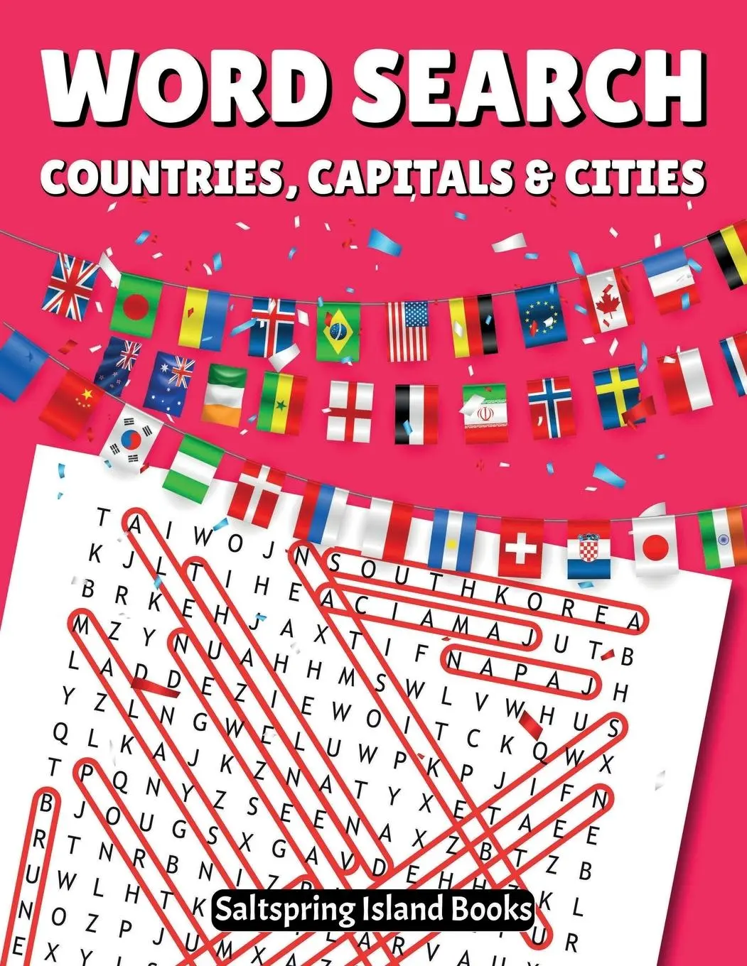 Cover: 9781739033828 | WORD SEARH countries,capitals &amp; cities | Taschenbuch | Englisch | 2023