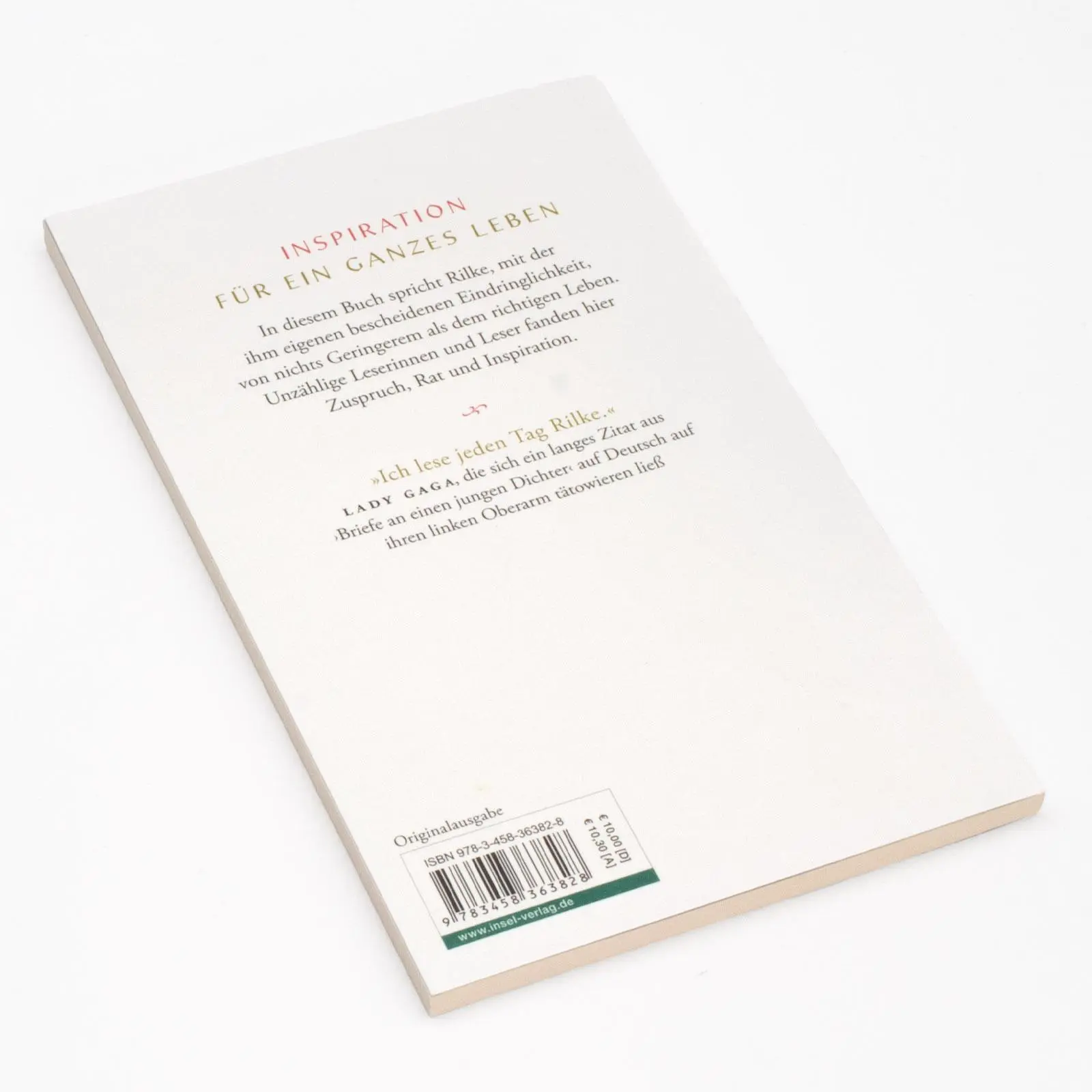 Bild: 9783458363828 | Briefe an einen jungen Dichter | Rainer Maria Rilke | Taschenbuch