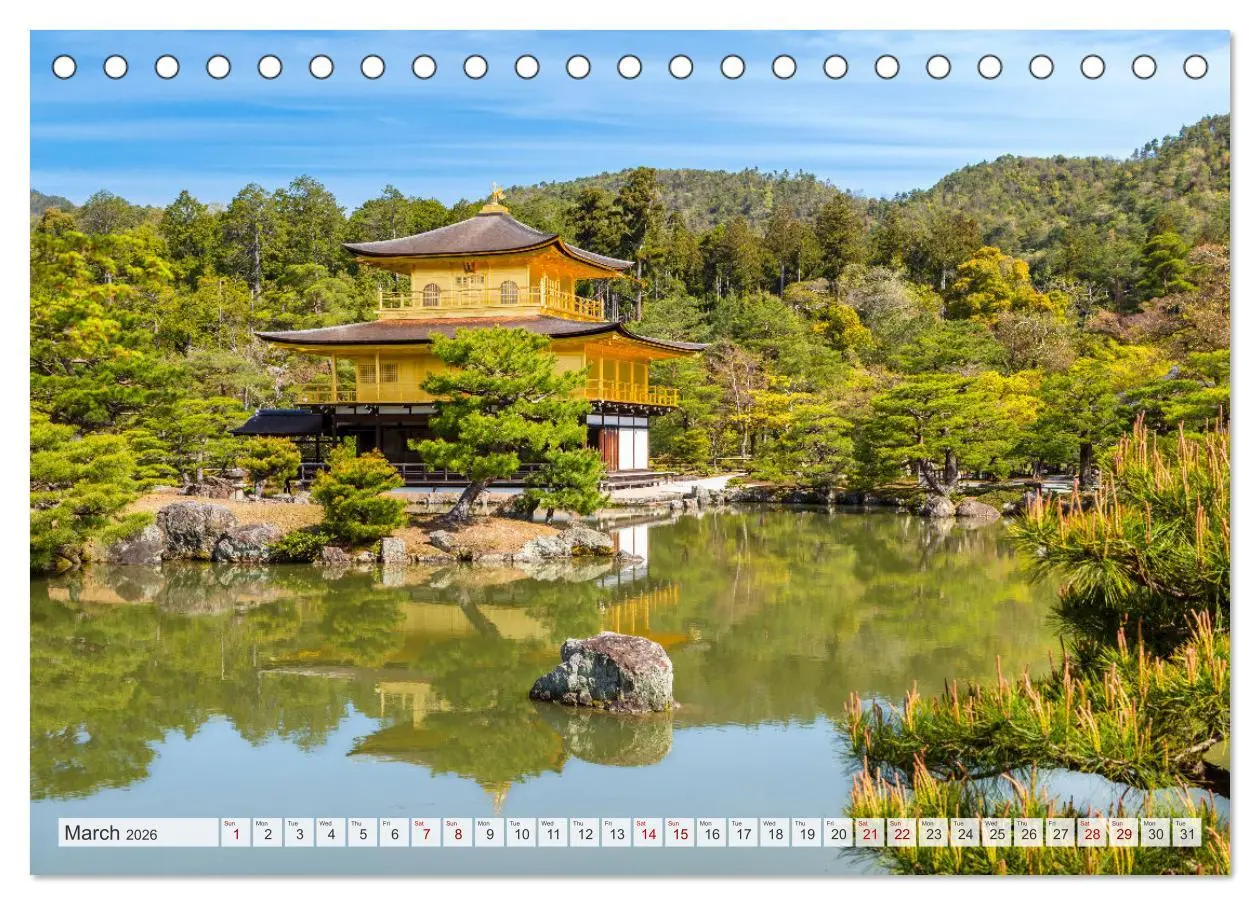 Bild: 9783516533828 | JAPAN Journey through time and beauty (Desk Calendar 2026 DIN A5...