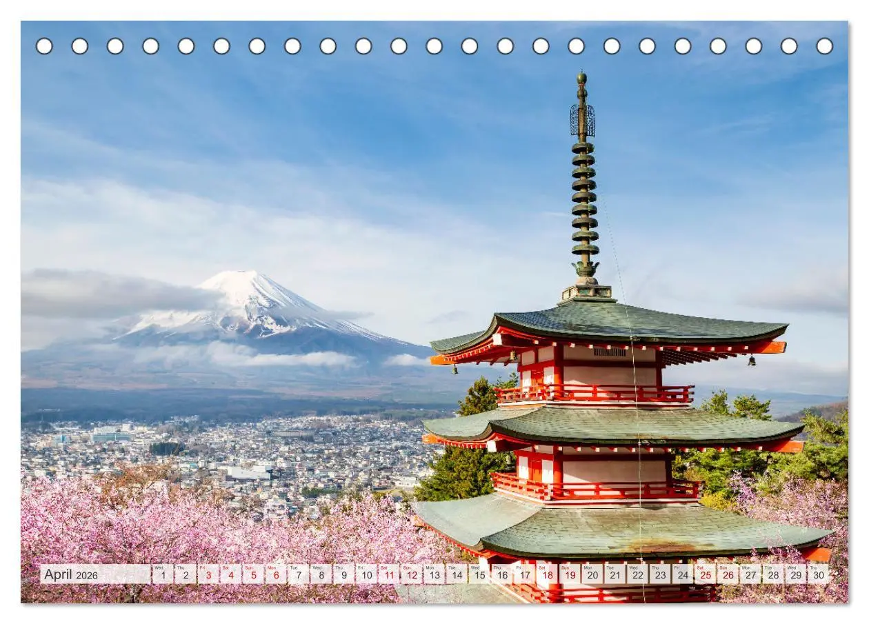 Bild: 9783516533828 | JAPAN Journey through time and beauty (Desk Calendar 2026 DIN A5...