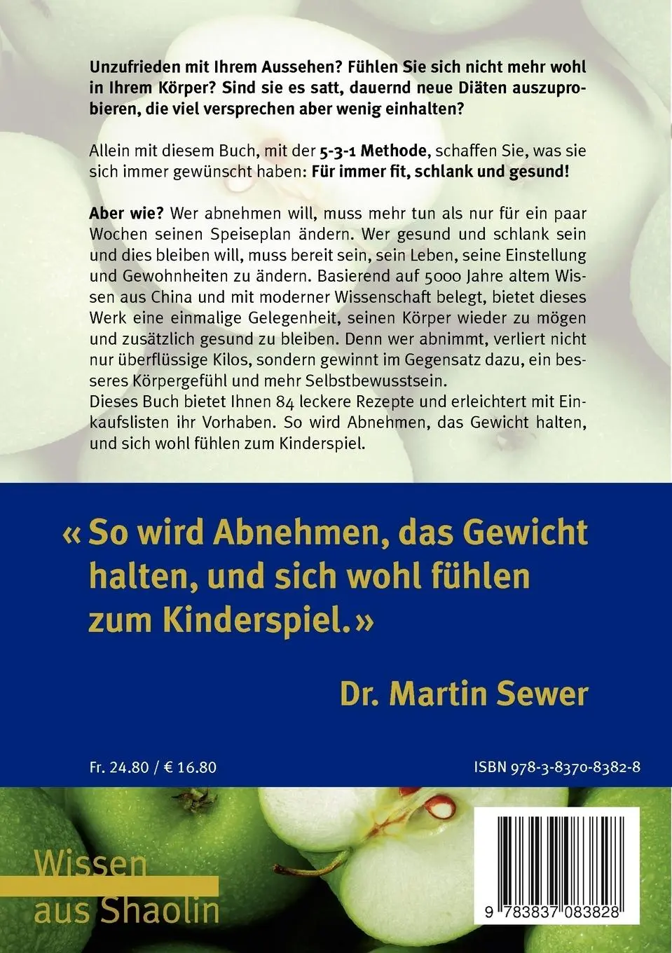 Rückseite: 9783837083828 | Die 5-3-1 Methode | Fit, schlank und gesund mit der 5-3-1 Methode