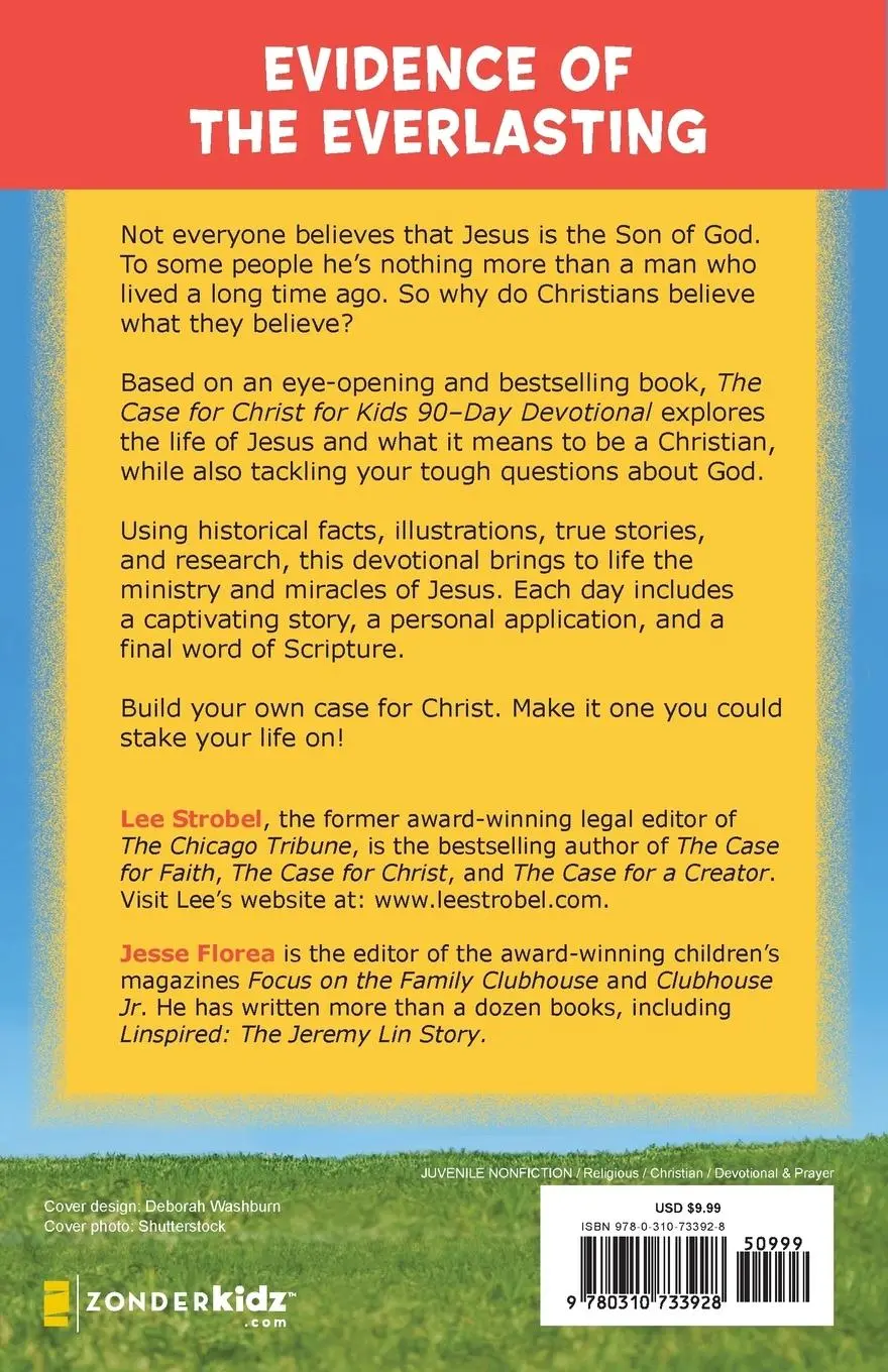 Rückseite: 9780310733928 | Case for Christ for Kids 90-Day Devotional | Lee Strobel | Taschenbuch