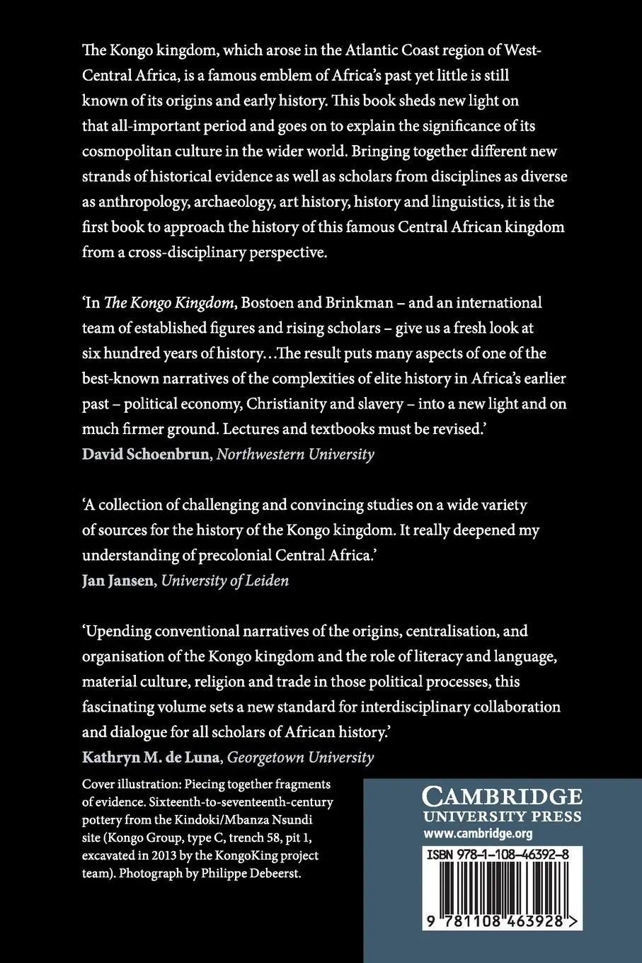 Rückseite: 9781108463928 | The Kongo Kingdom | Koen Bostoen (u. a.) | Taschenbuch | Englisch
