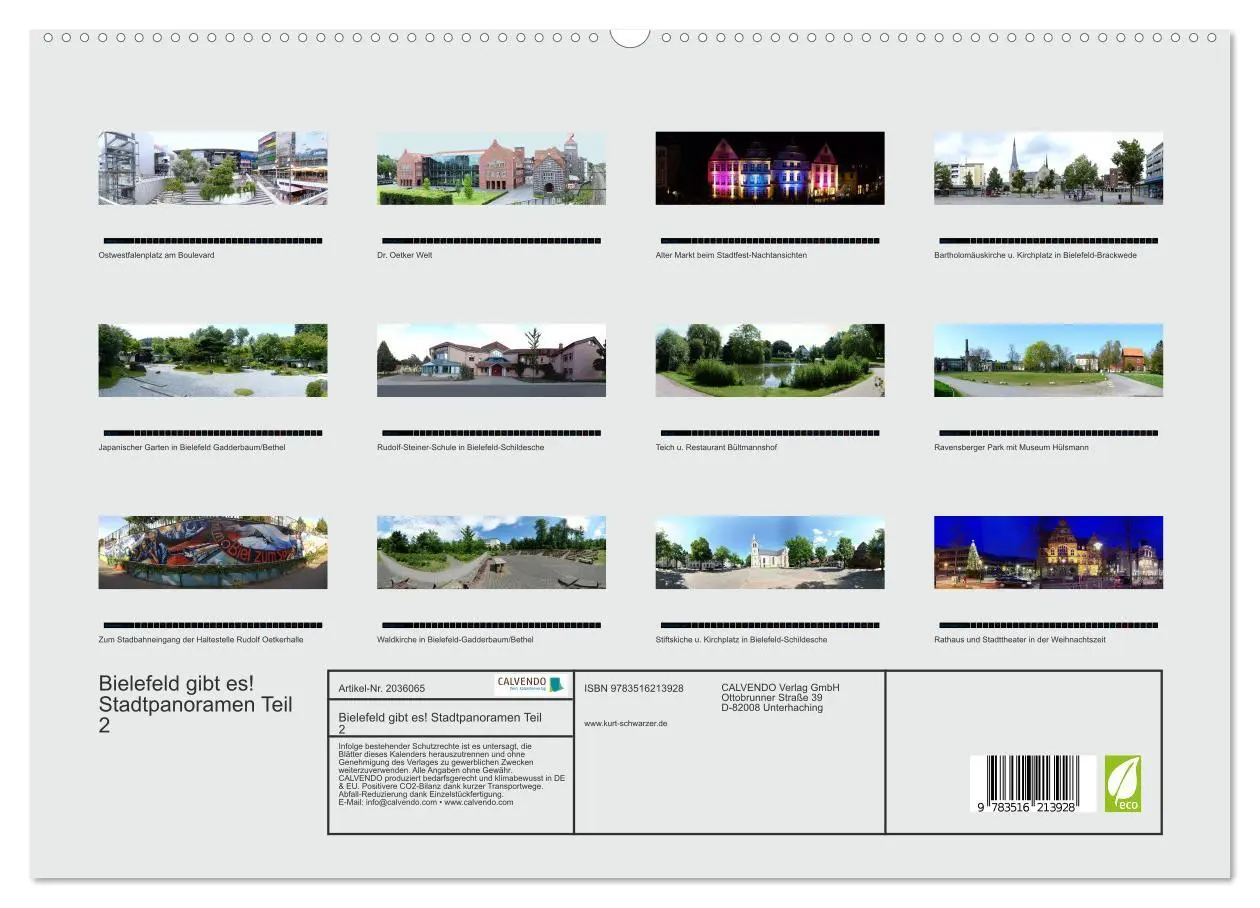 Bild: 9783516213928 | Bielefeld gibt es! Stadtpanoramen Teil 2 (hochwertiger Premium...