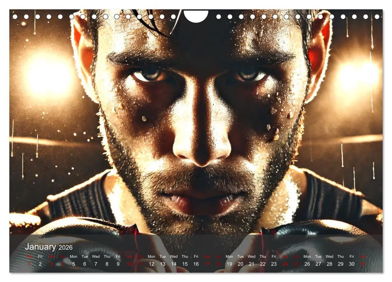Bild: 9783516523928 | MMA UK - The ultimate fight (Wall Calendar 2026 DIN A4 landscape),...