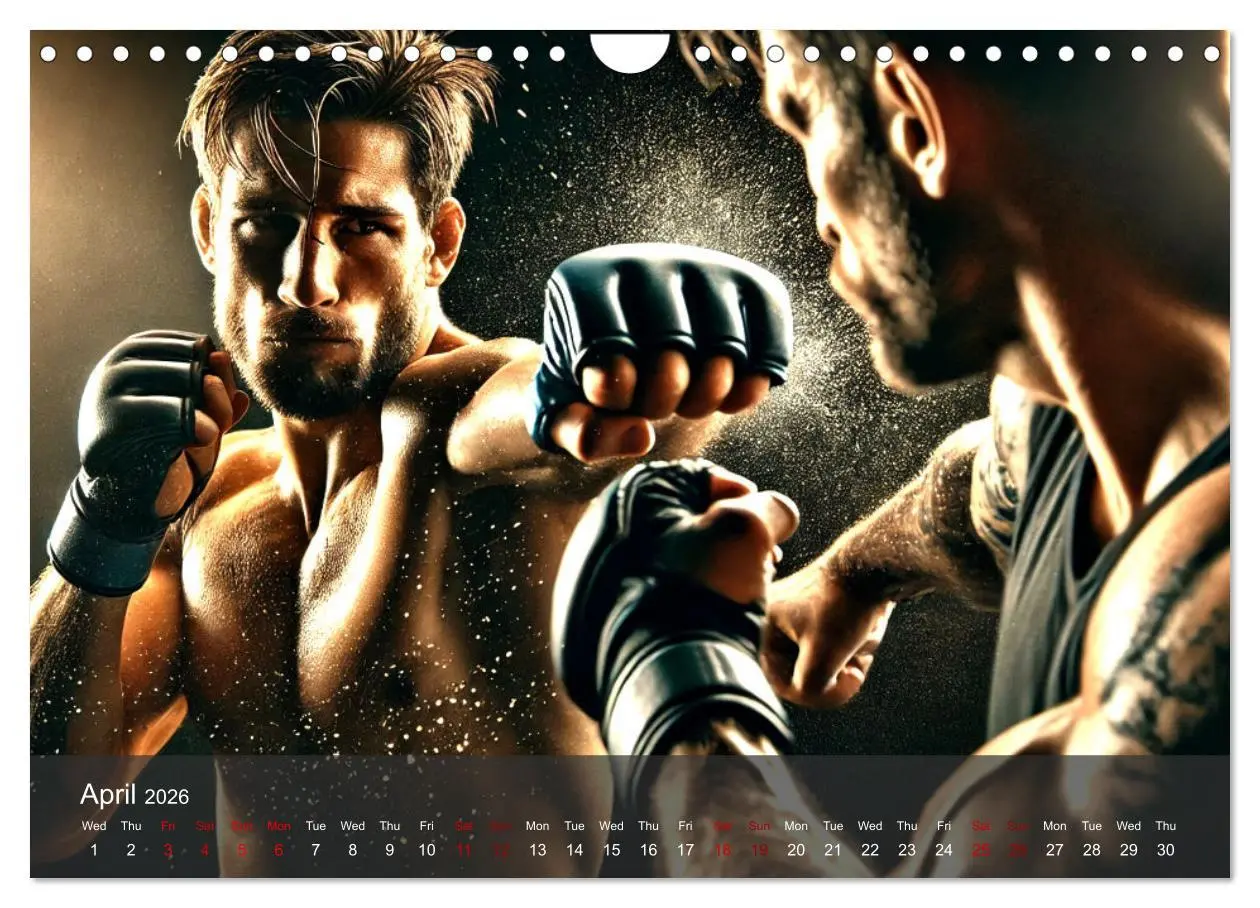 Bild: 9783516523928 | MMA UK - The ultimate fight (Wall Calendar 2026 DIN A4 landscape),...