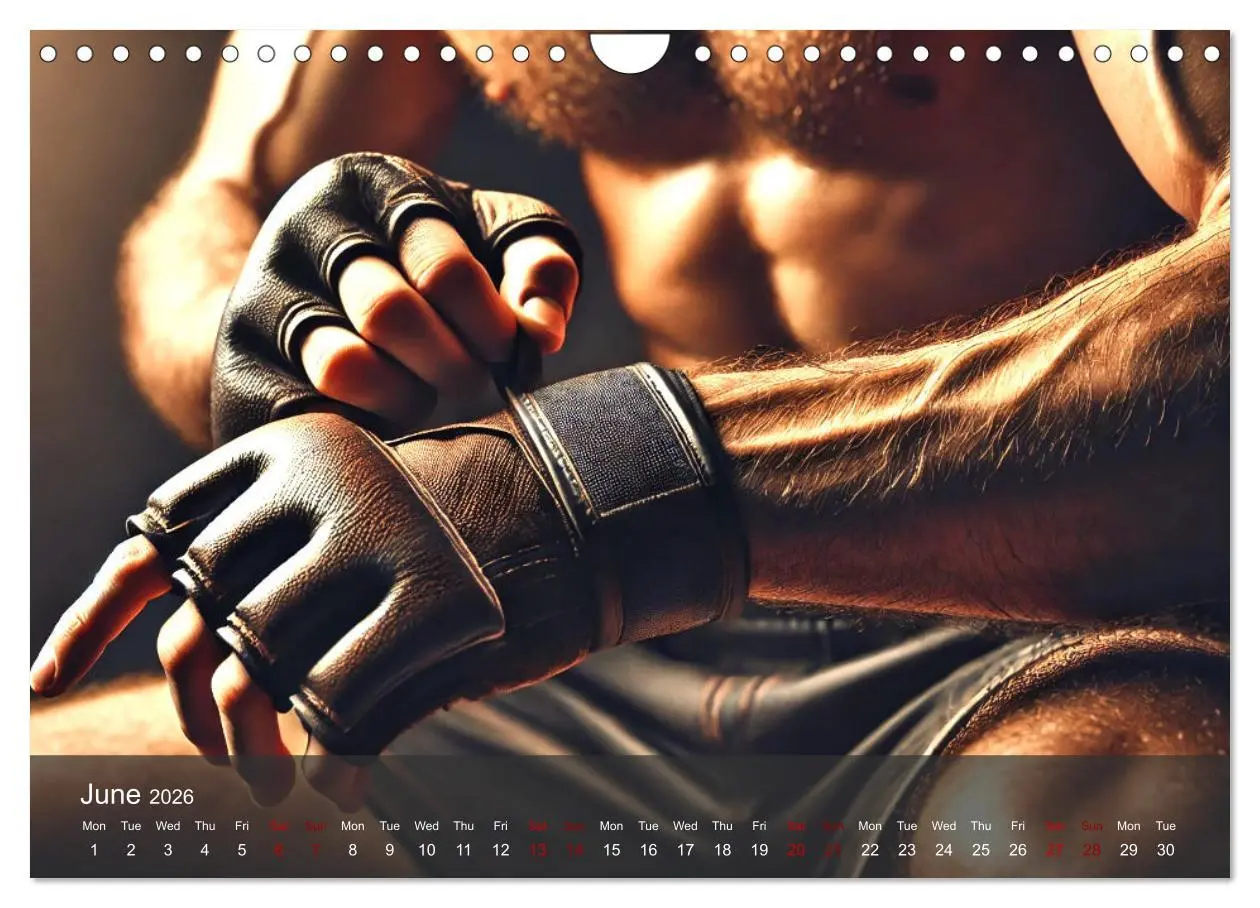 Bild: 9783516523928 | MMA UK - The ultimate fight (Wall Calendar 2026 DIN A4 landscape),...