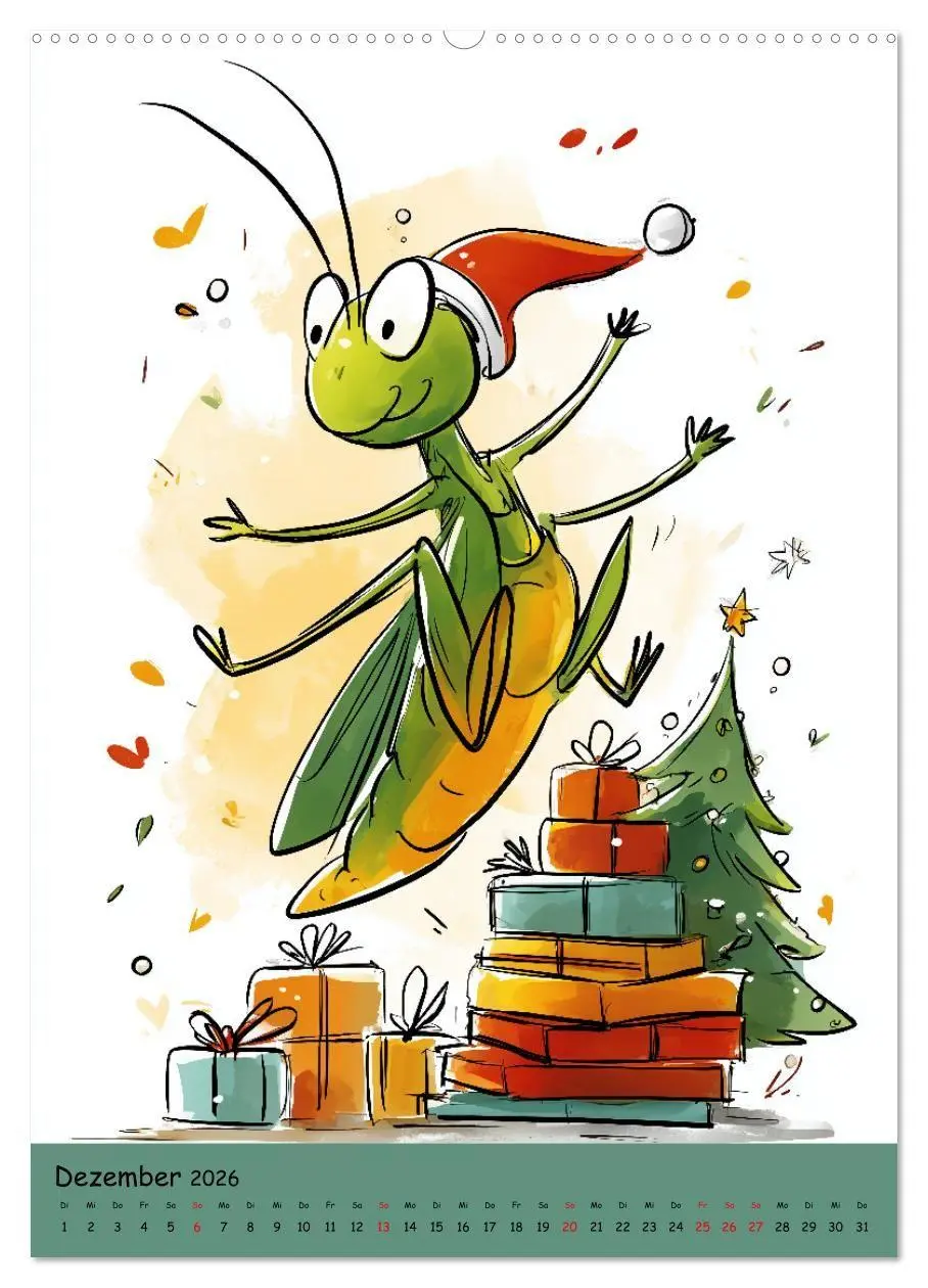 Bild: 9783516693928 | Der fröhliche Grashüpfer - bunter Kinderkalender für das...