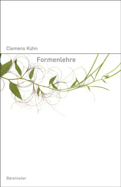 Cover: 9783761813928 | Formenlehre der Musik | Clemens Kühn | Taschenbuch | 219 S. | Deutsch