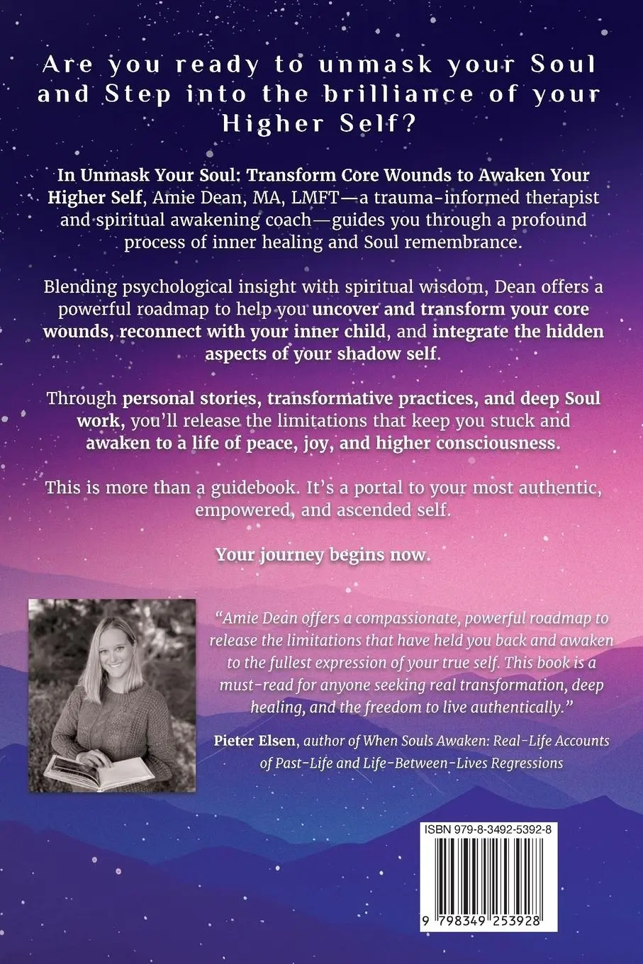 Rückseite: 9798349253928 | Unmask Your Soul | The Sacred Awakening Journey to Heal Core Wounds