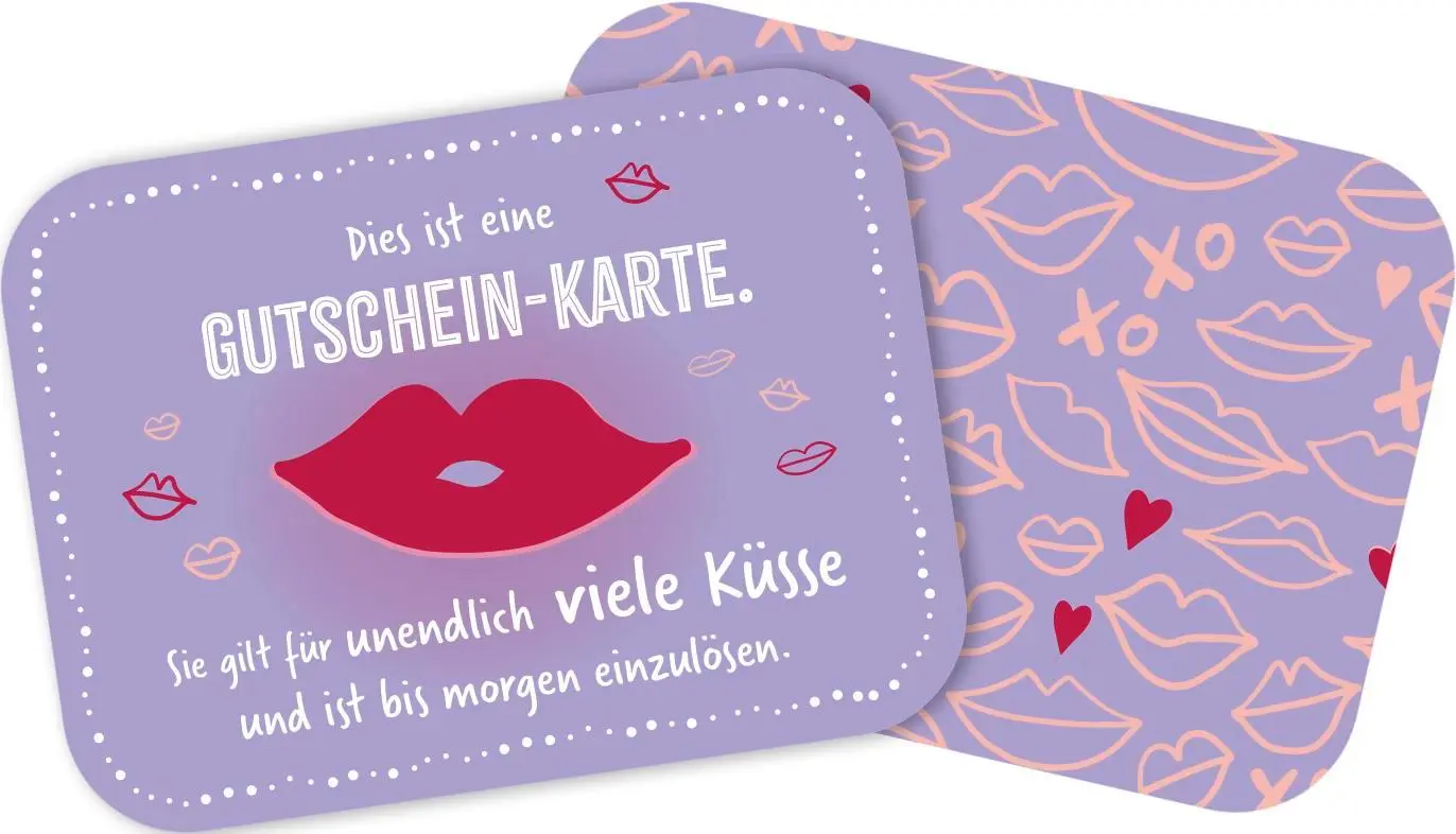 Bild: 4036442014028 | 25 Küsschen für Dich | Groh Verlag | Box | 25 S. | Deutsch | 2025